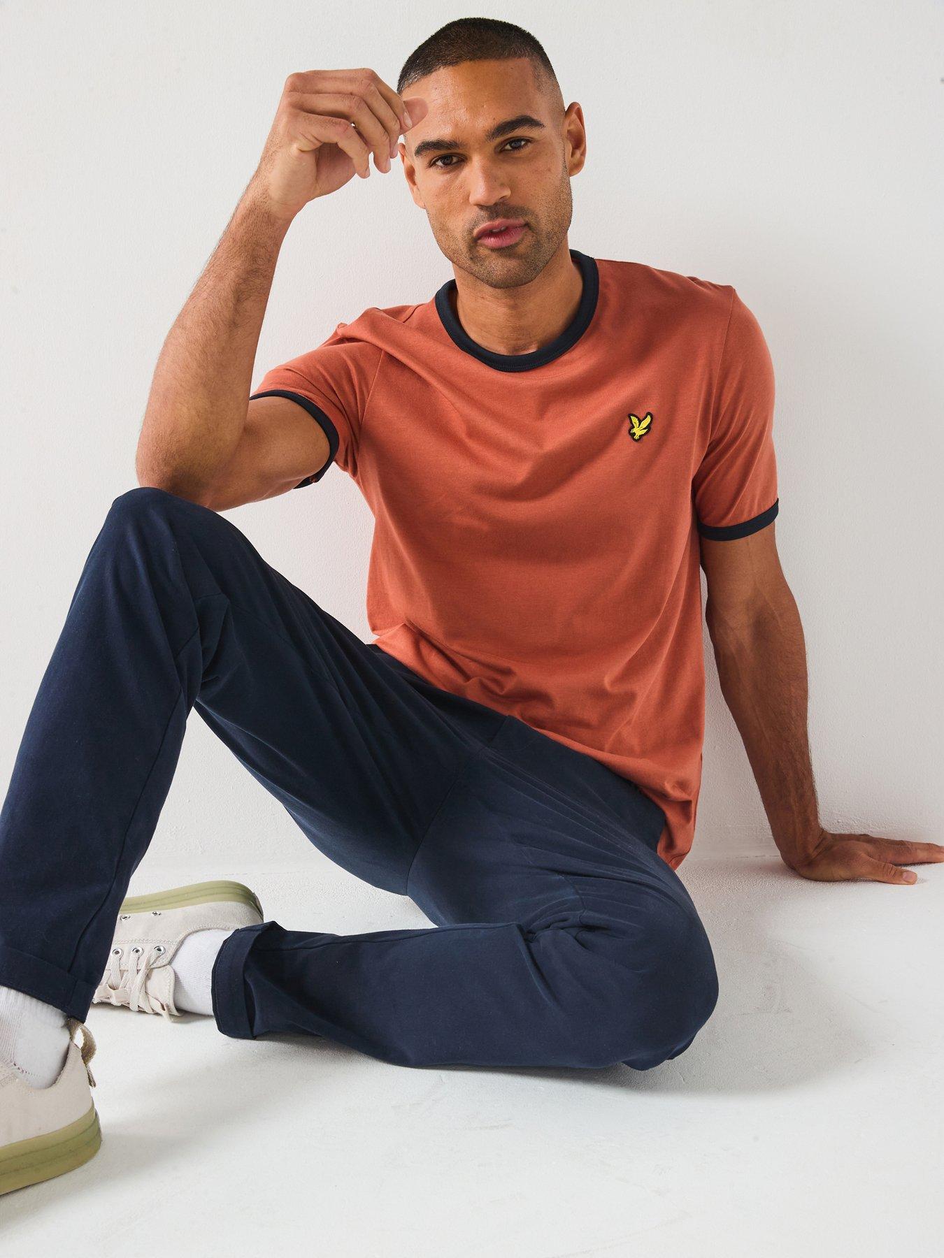 Lyle & Scott Ringer T-Shirt- Orange