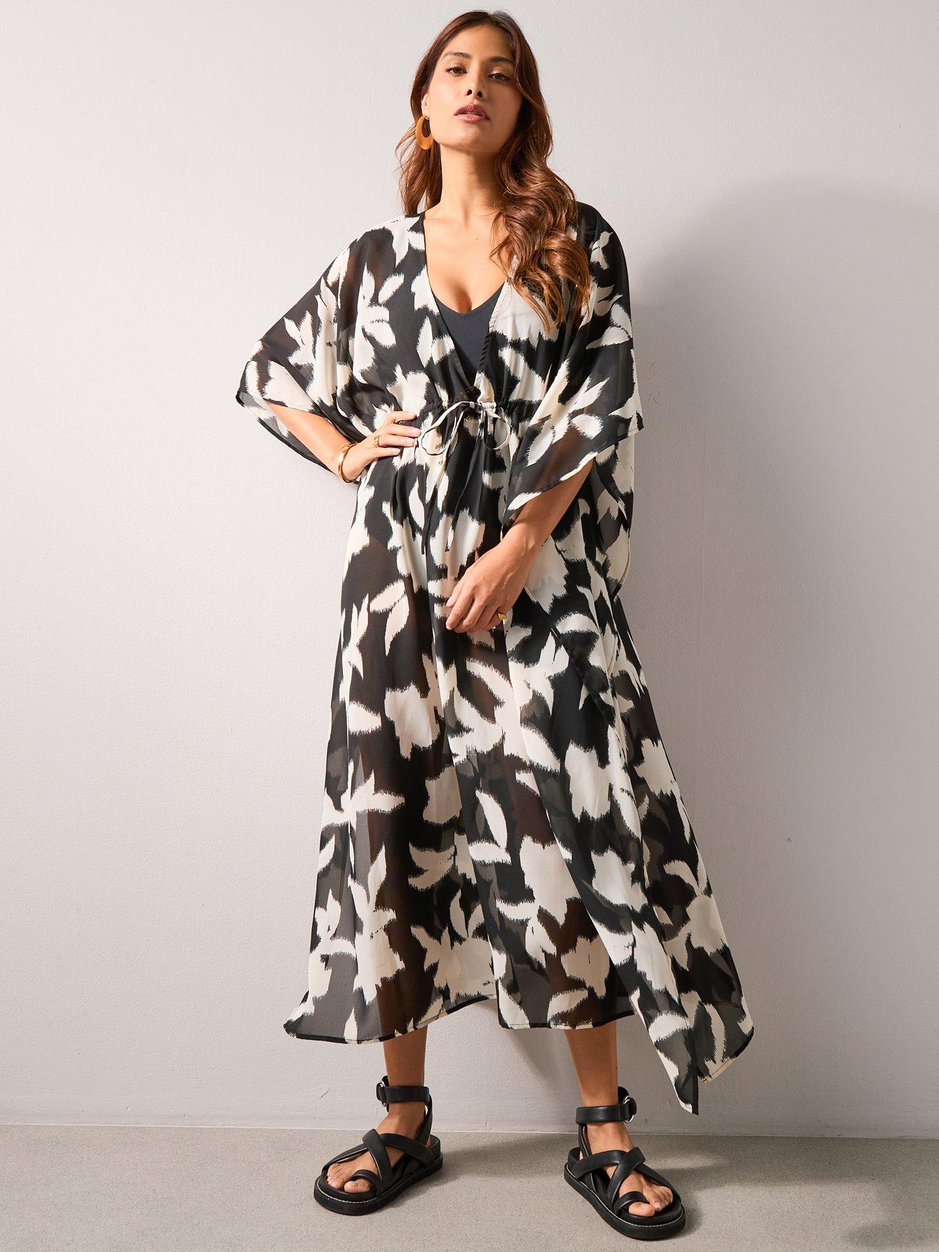The Very Collection Mix  &  Match Maxi Tie Waist Kaftan