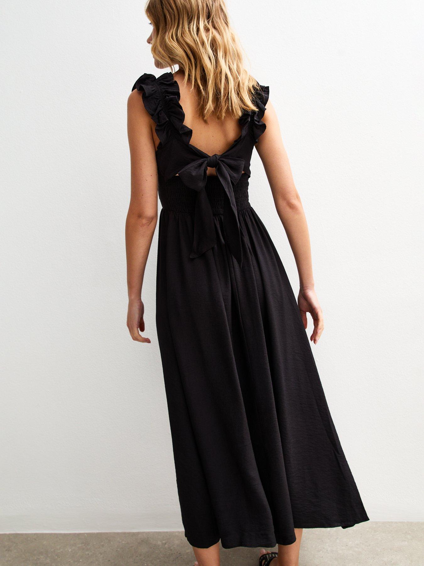 princess polly kesy bow tie mini dress Princess Polly Kesy Bow Tie Mini Dress In Black