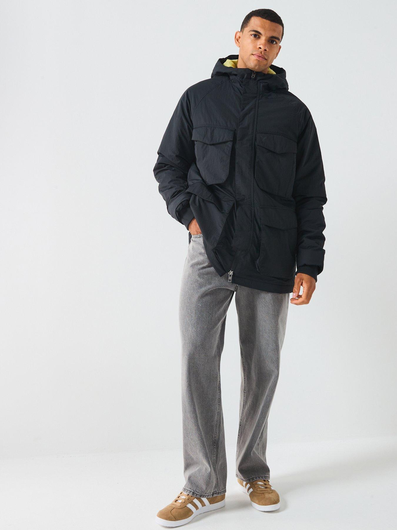 Image 3 of 6 of Lyle & Scott Tactical Wadded Parka- Black