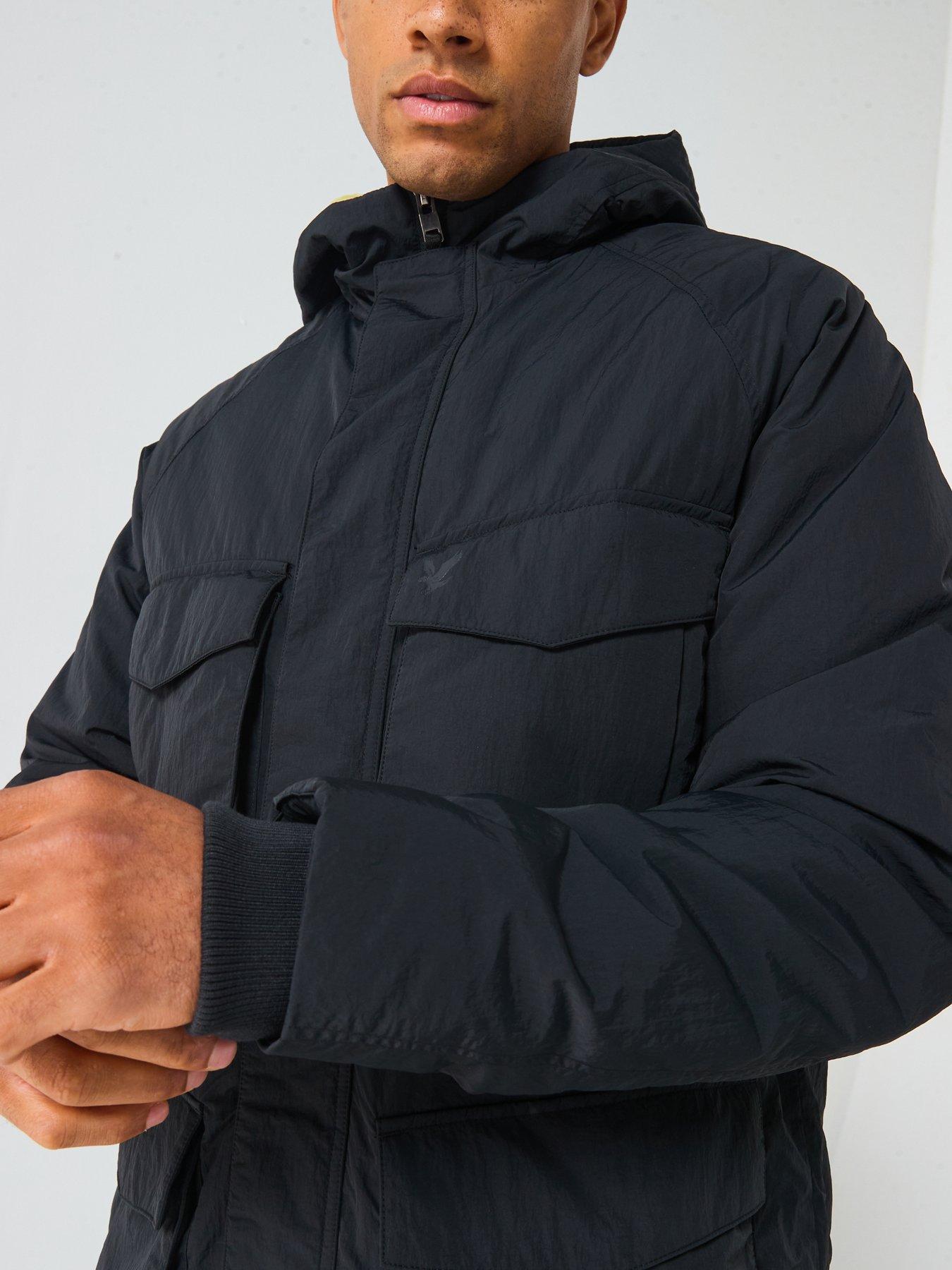 Image 6 of 6 of Lyle & Scott Tactical Wadded Parka- Black