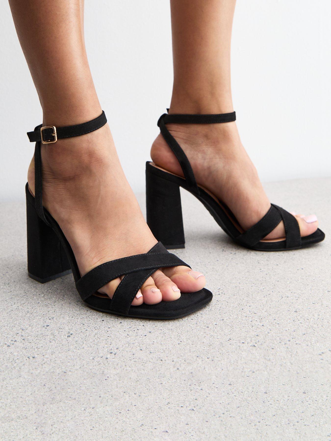 New Look Faux Suede Sandals - Black | Very