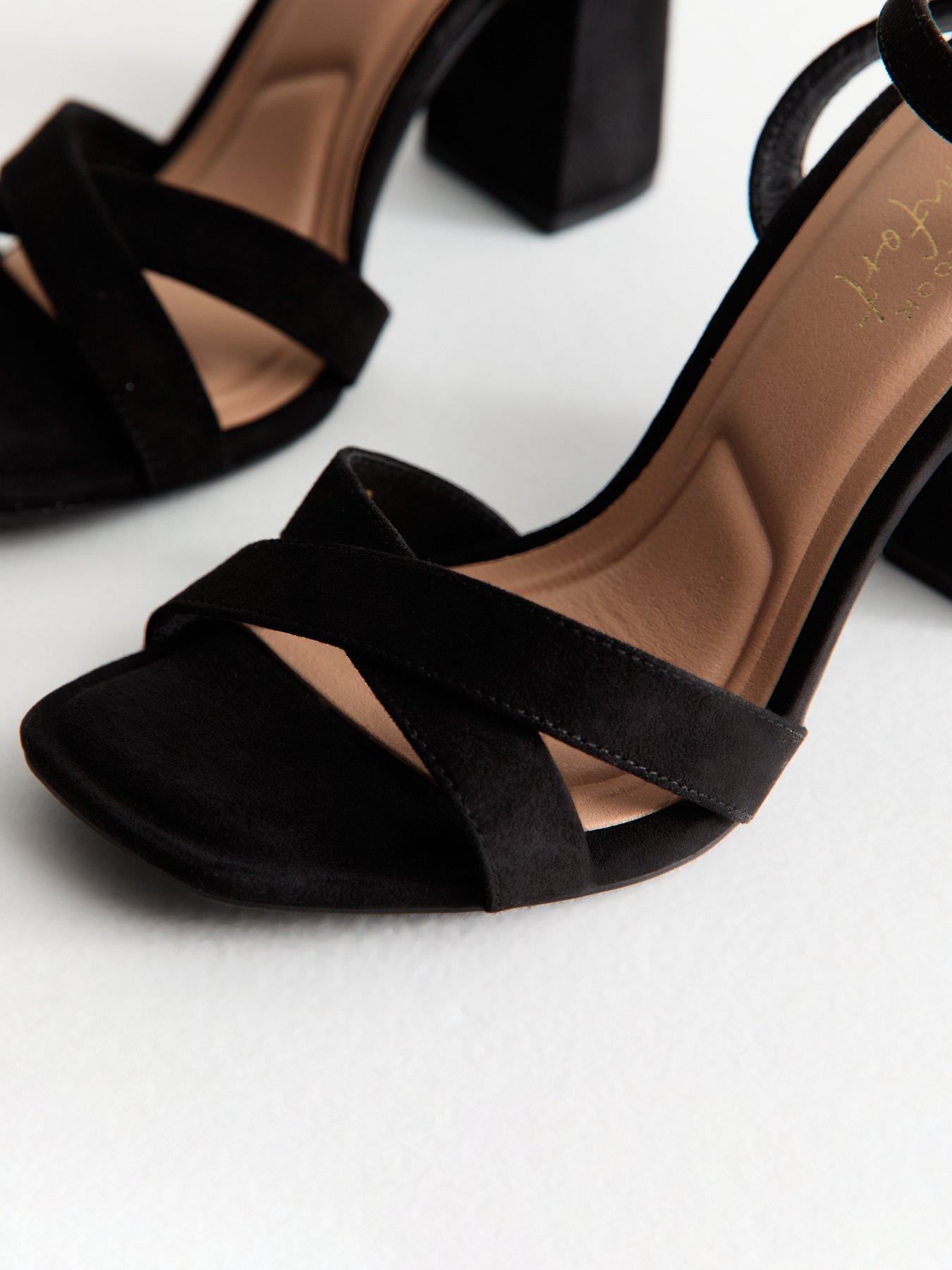 New Look Faux Suede Sandals - Black | Very