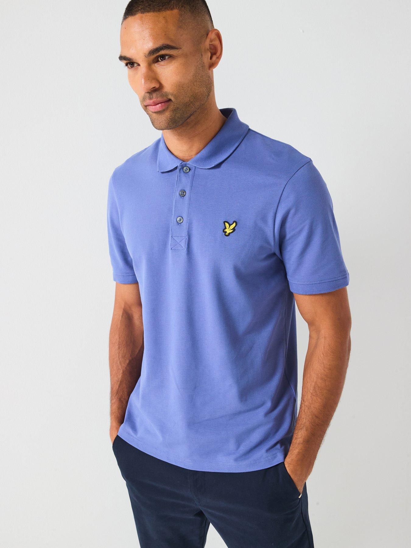 undefined Plain Polo Shirt - Dark Blue