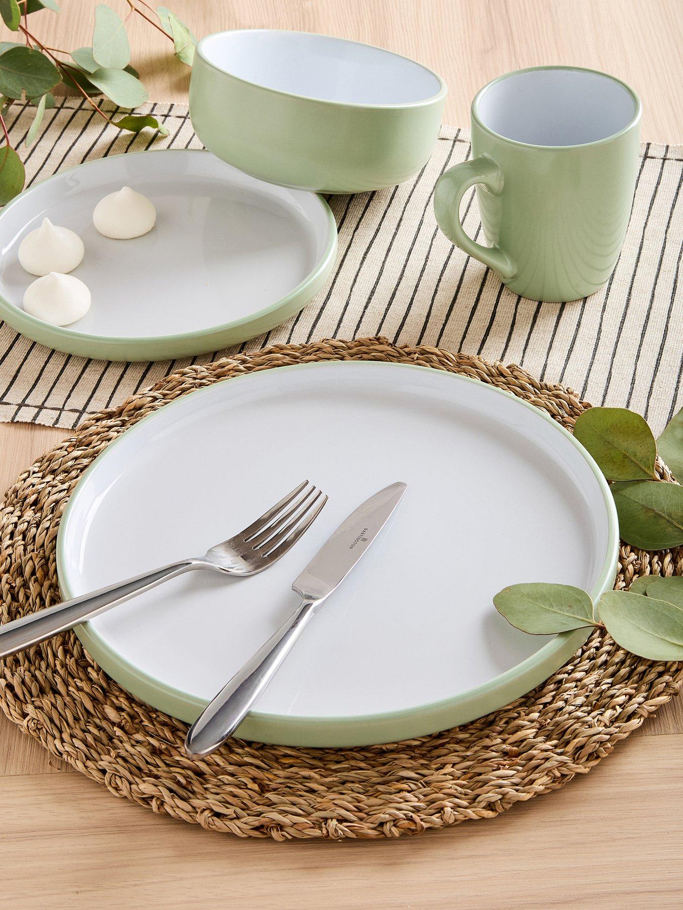 WATERSIDE 16pc 2tone Green Coupe