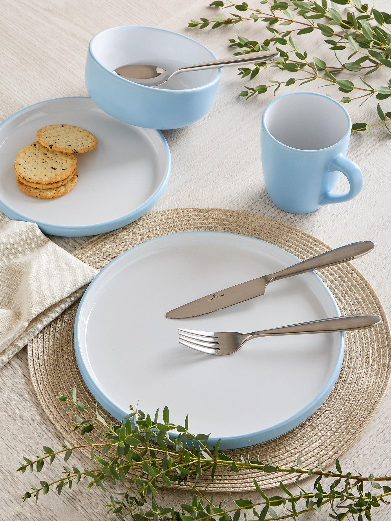 WATERSIDE 16pc 2tone Blue Coupe