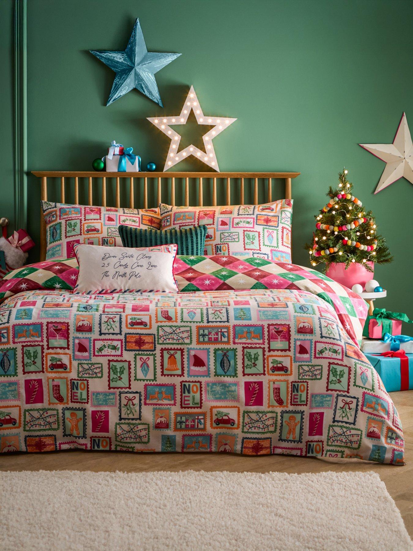 Furn Dear Santa Christmas Duvet Set Multi