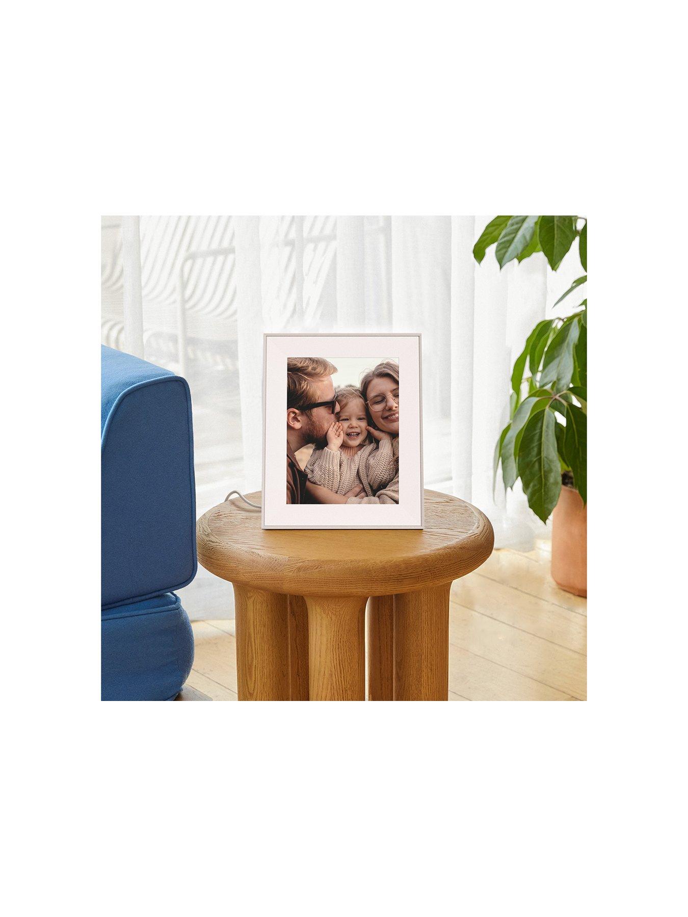 Image 6 of 8 of Aura Aspen Clay with Paper Mat Digital Photo Frame
