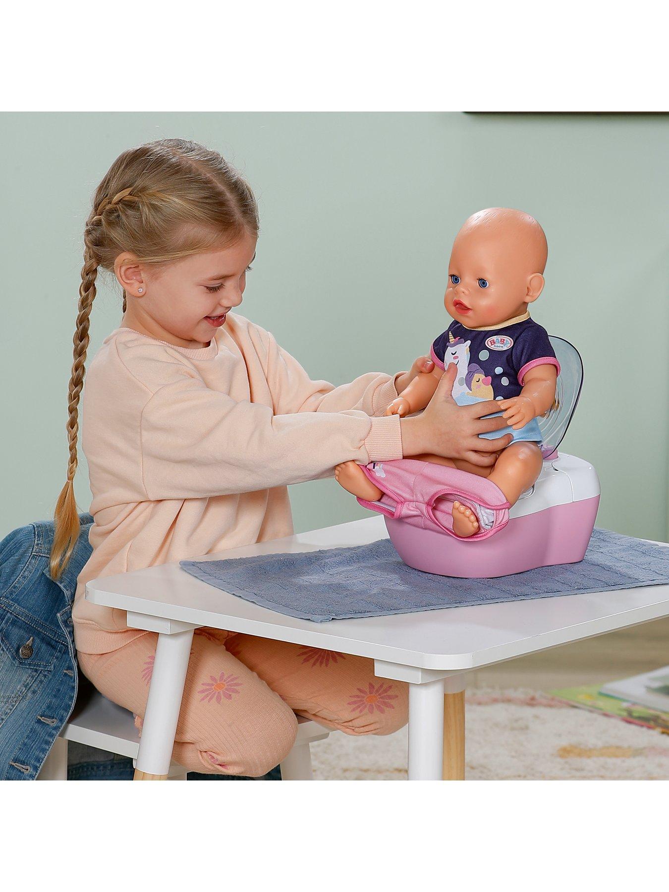Image 2 of 7 of Baby Born Doll&nbsp;Poo-Poo Toilet