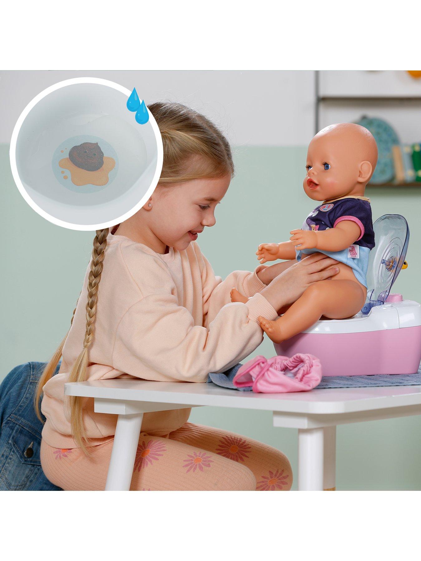 Image 4 of 7 of Baby Born Doll&nbsp;Poo-Poo Toilet