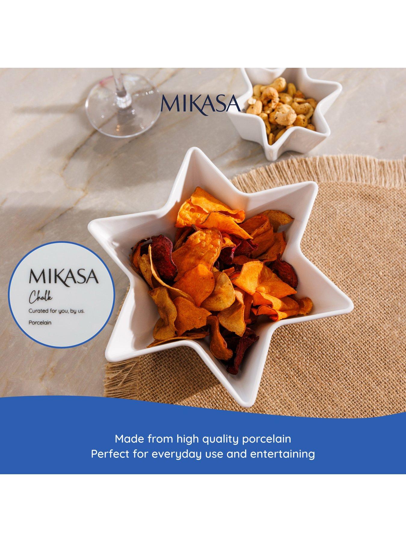 Image 5 of 7 of Mikasa Chalk Star Bowl Set Of 2