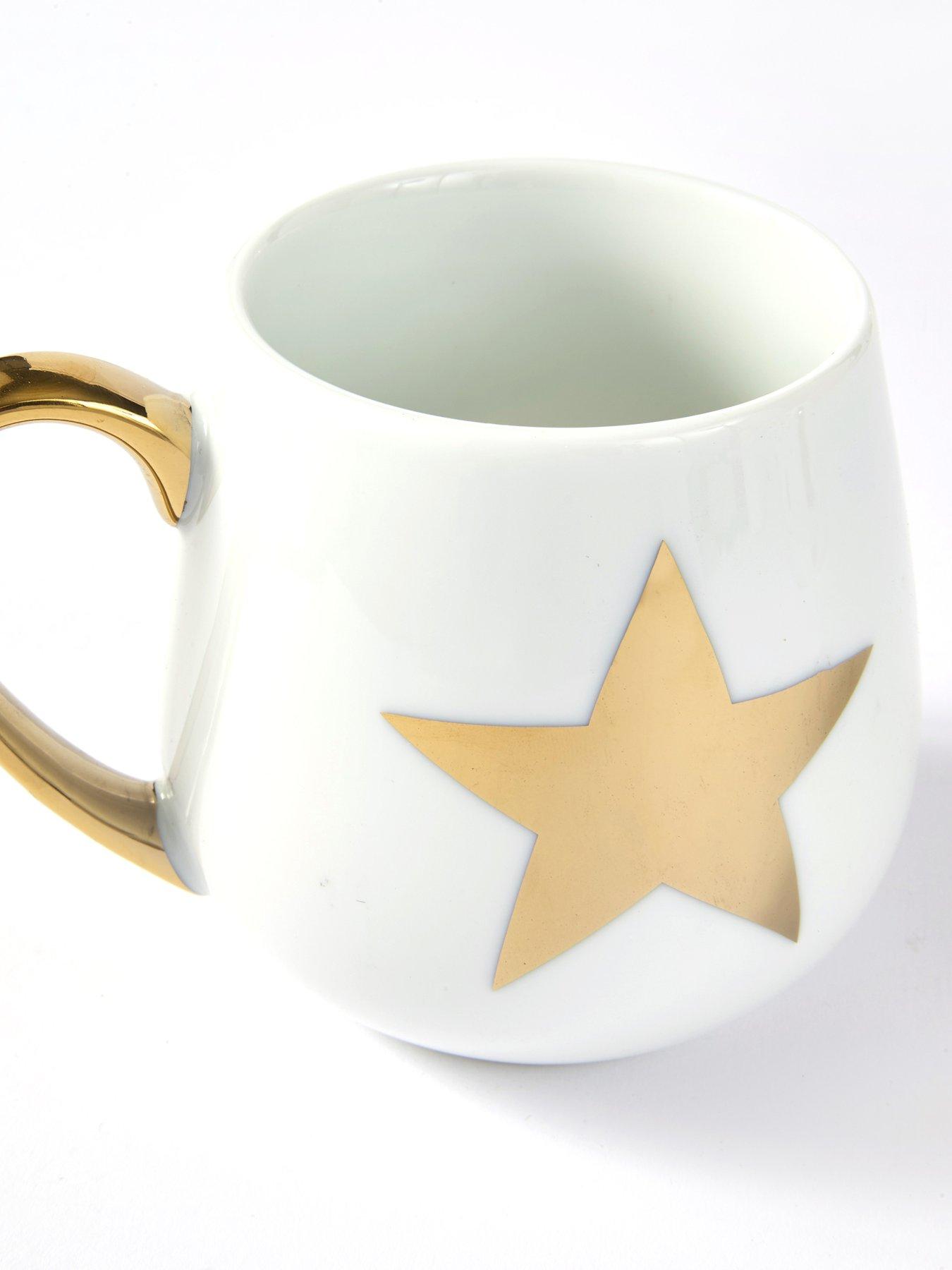 Image 5 of 6 of WATERSIDE 4pc Gold Star Mugs