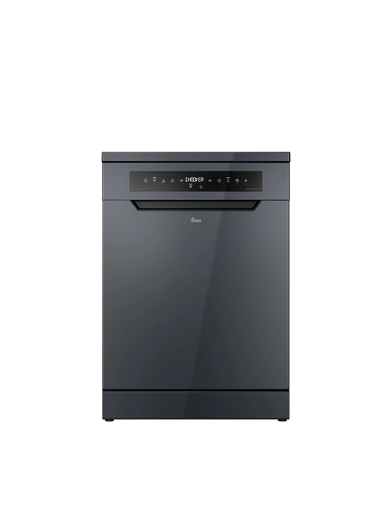 Hoover HF 4A4S3PSA-80 - Full Size Dishwasher, 14-Place Settings, A Rated - H-Dish 700 - Graphite