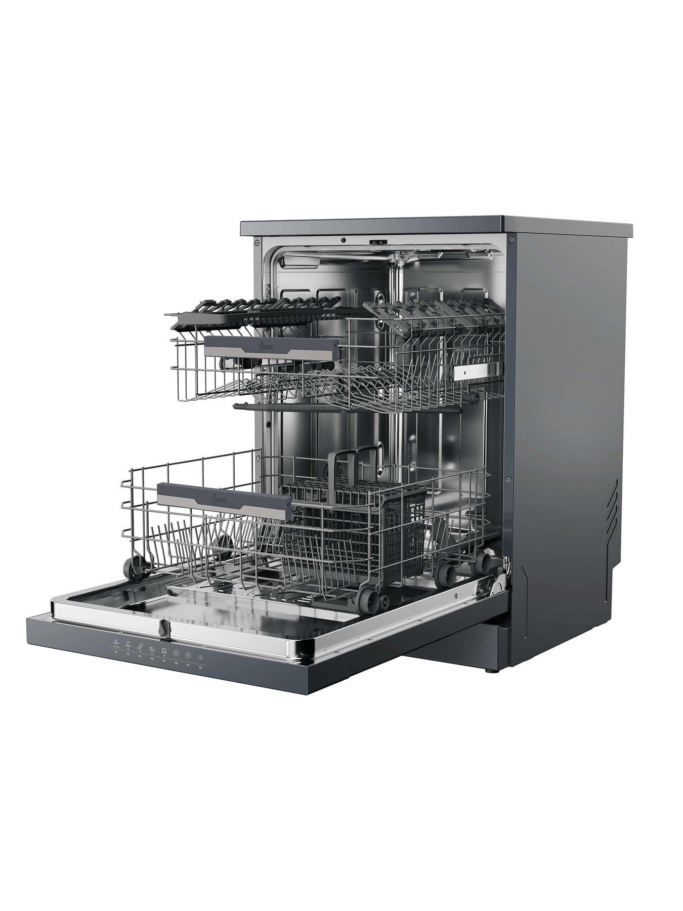 Image 2 of 7 of Hoover H-DISH 500 Full Size Dishwasher, 14 Place Settings, Wifi, Anthacite, B Rated
