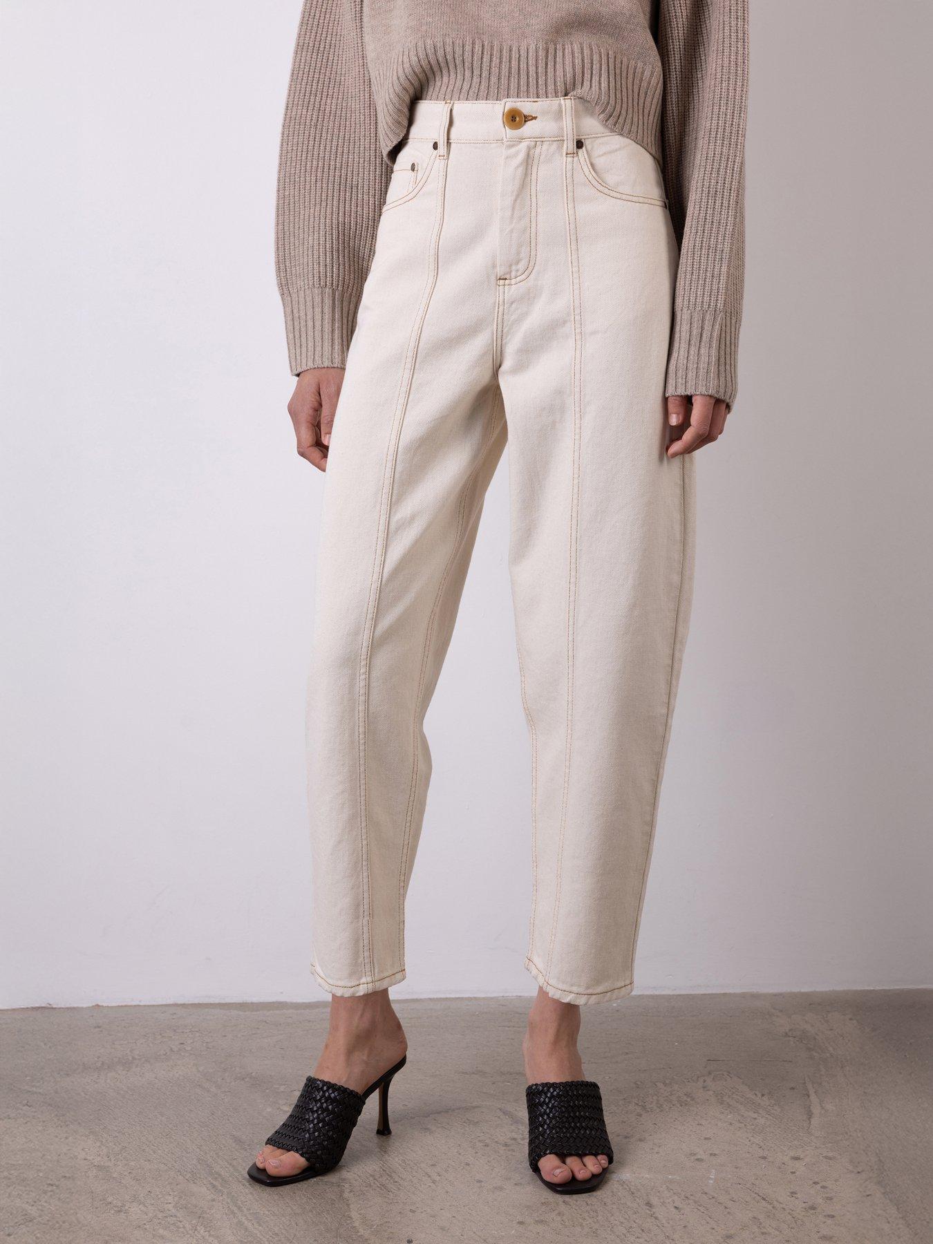 Image 1 of 4 of Vivere Erna Trouser - Ecru