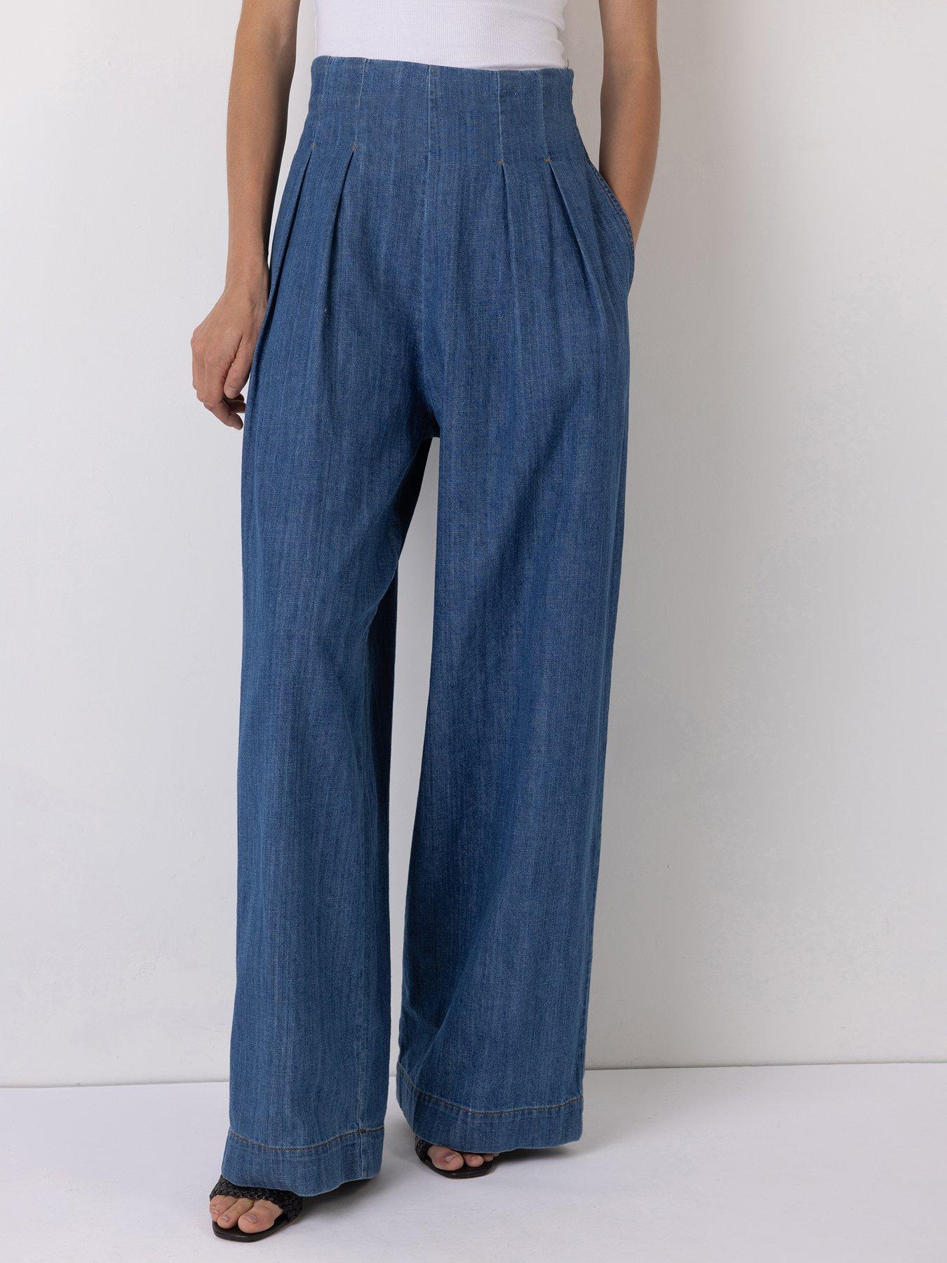 Vi.ve.re Nellie High Waist Jeans - Blue