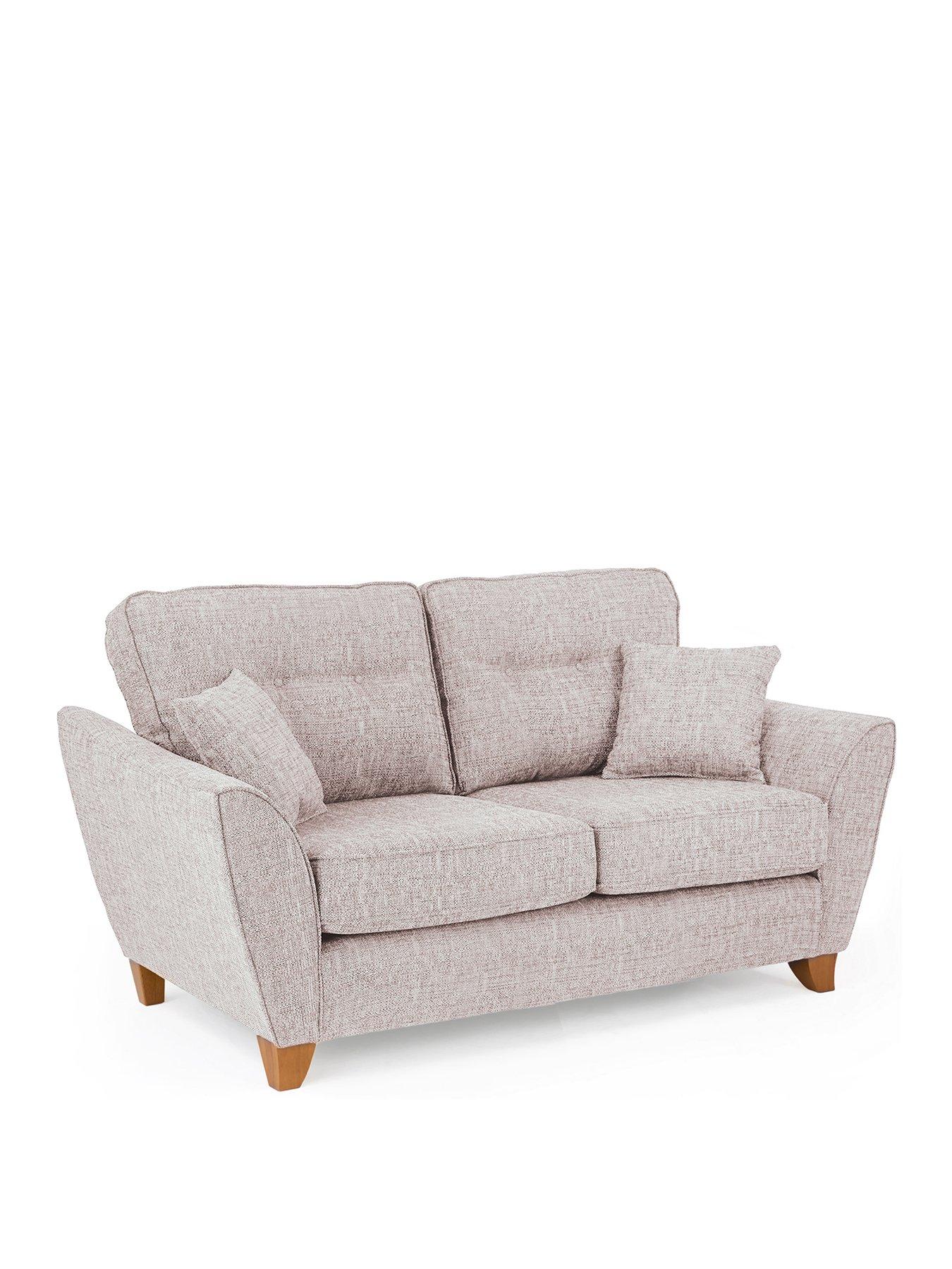 Image 3 of 6 of The Very Collection Halstow 3 Seater Fabric Sofa Bed - Silver&nbsp;- Made to order in the UK