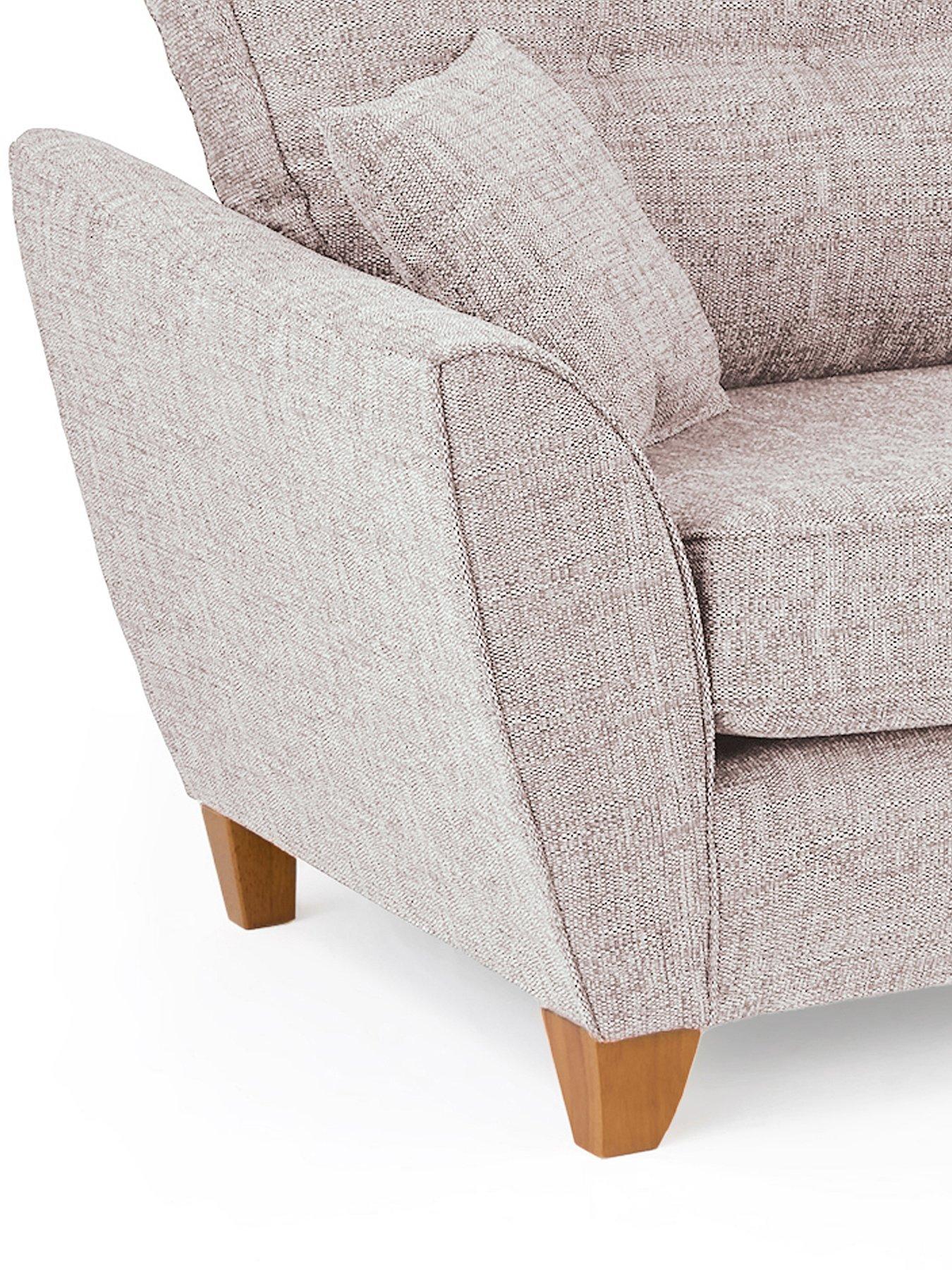 Image 6 of 6 of The Very Collection Halstow 3 Seater Fabric Sofa Bed - Silver&nbsp;- Made to order in the UK