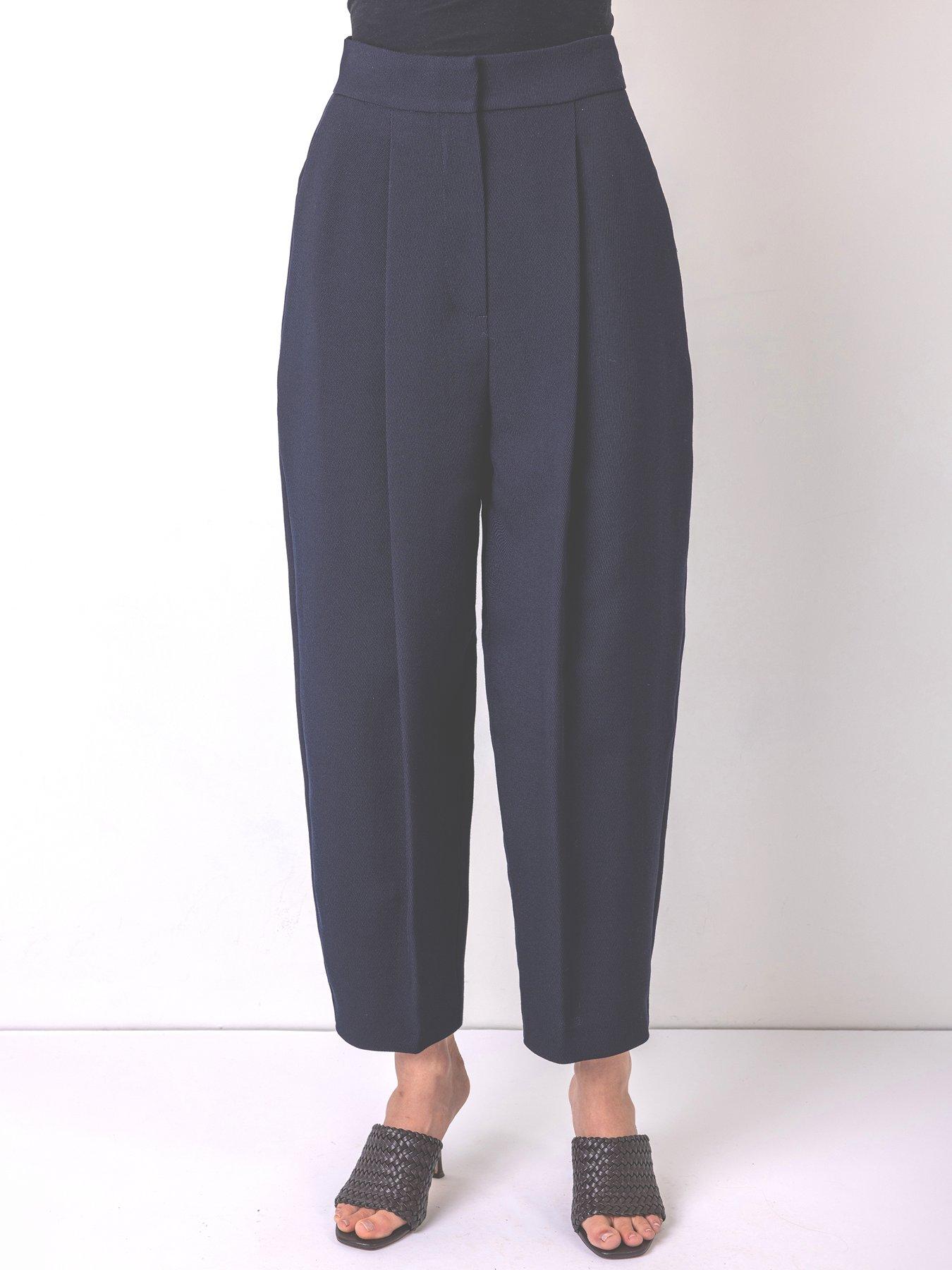 Vi.ve.re Greta Structured Trouser - Navy
