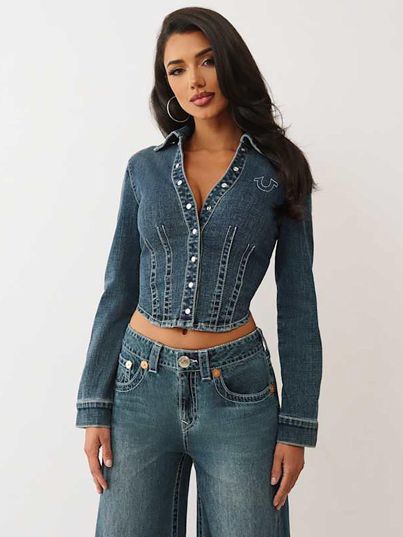 TRUE RELIGION Denim Fitted Shirt