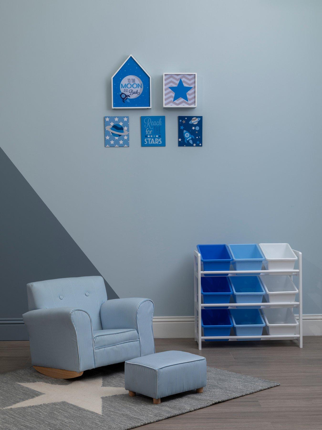 Interiors By Premier Grey And White Star Rug