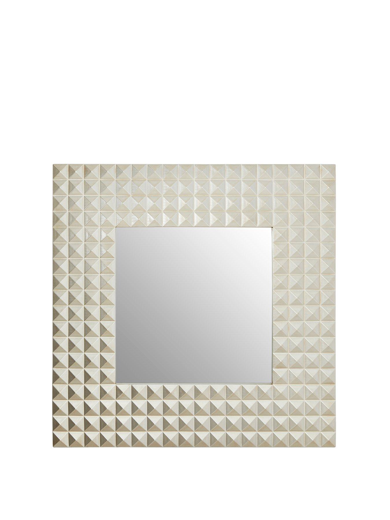 Image 1 of 5 of Interiors By Premier Dimano Champagne Finish 3d Geometric Wall Mirror