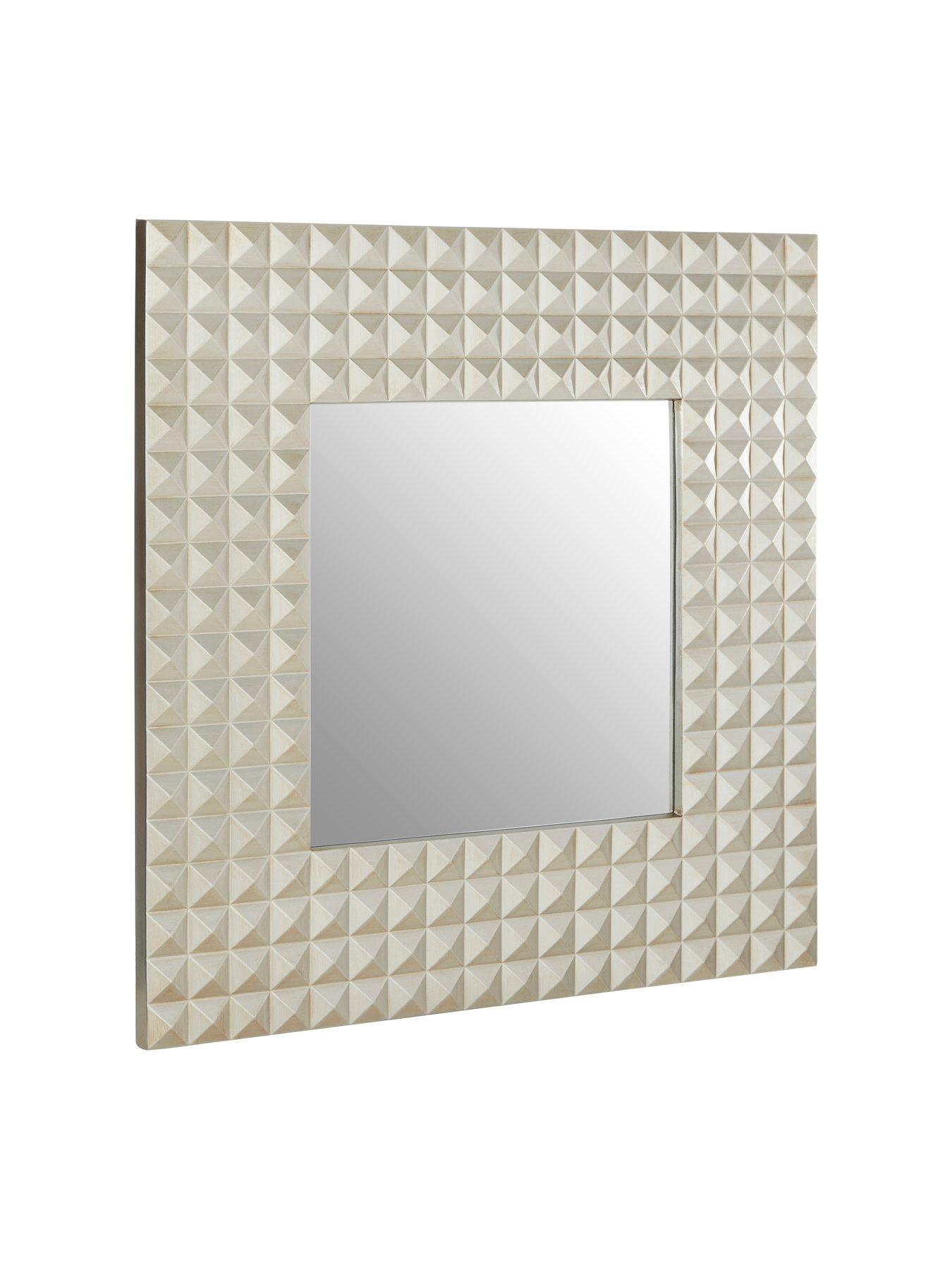 Image 2 of 5 of Interiors By Premier Dimano Champagne Finish 3d Geometric Wall Mirror