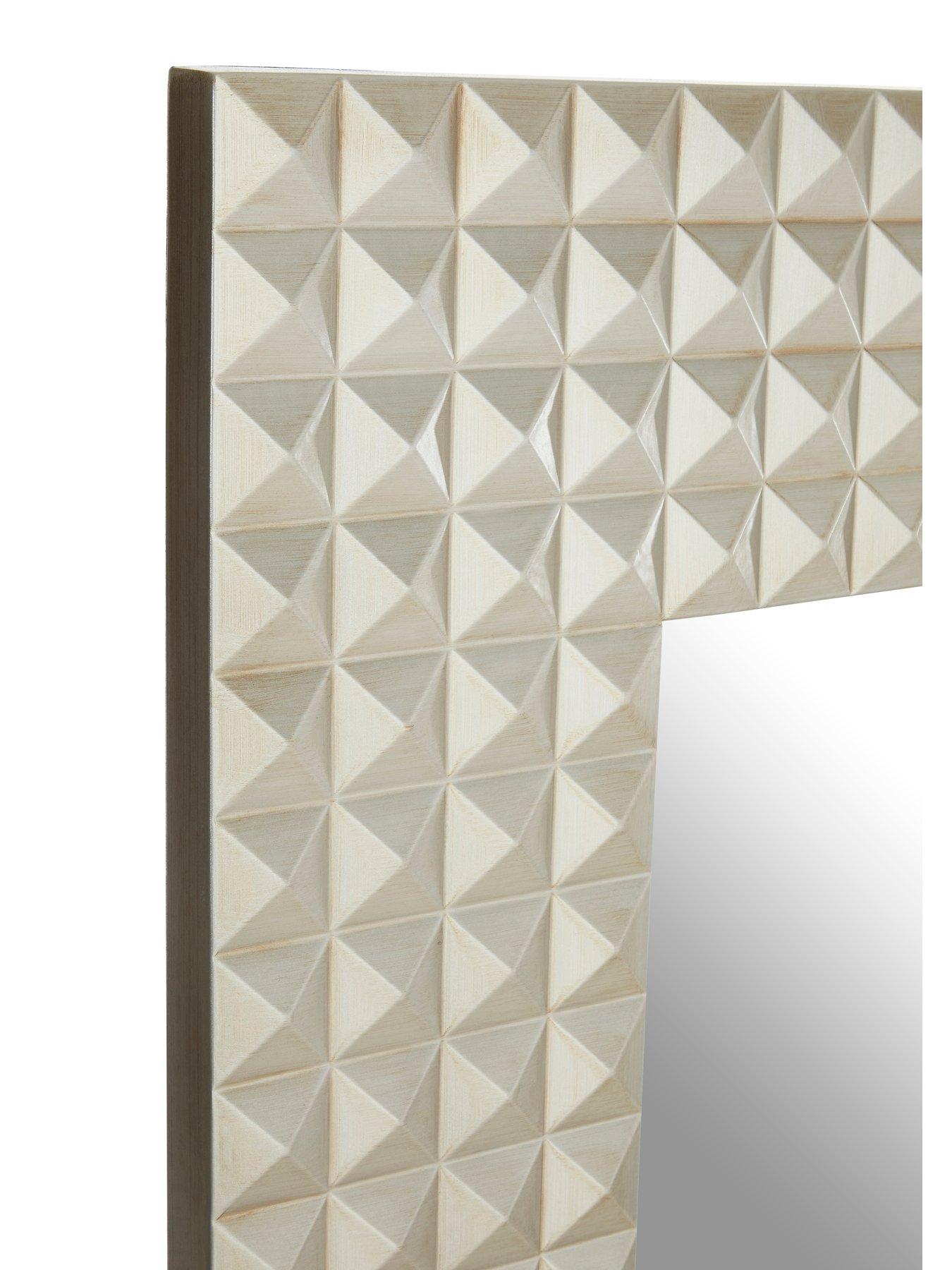 Image 3 of 5 of Interiors By Premier Dimano Champagne Finish 3d Geometric Wall Mirror