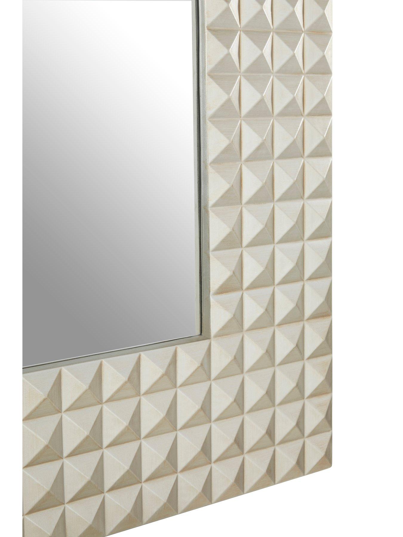 Image 4 of 5 of Interiors By Premier Dimano Champagne Finish 3d Geometric Wall Mirror