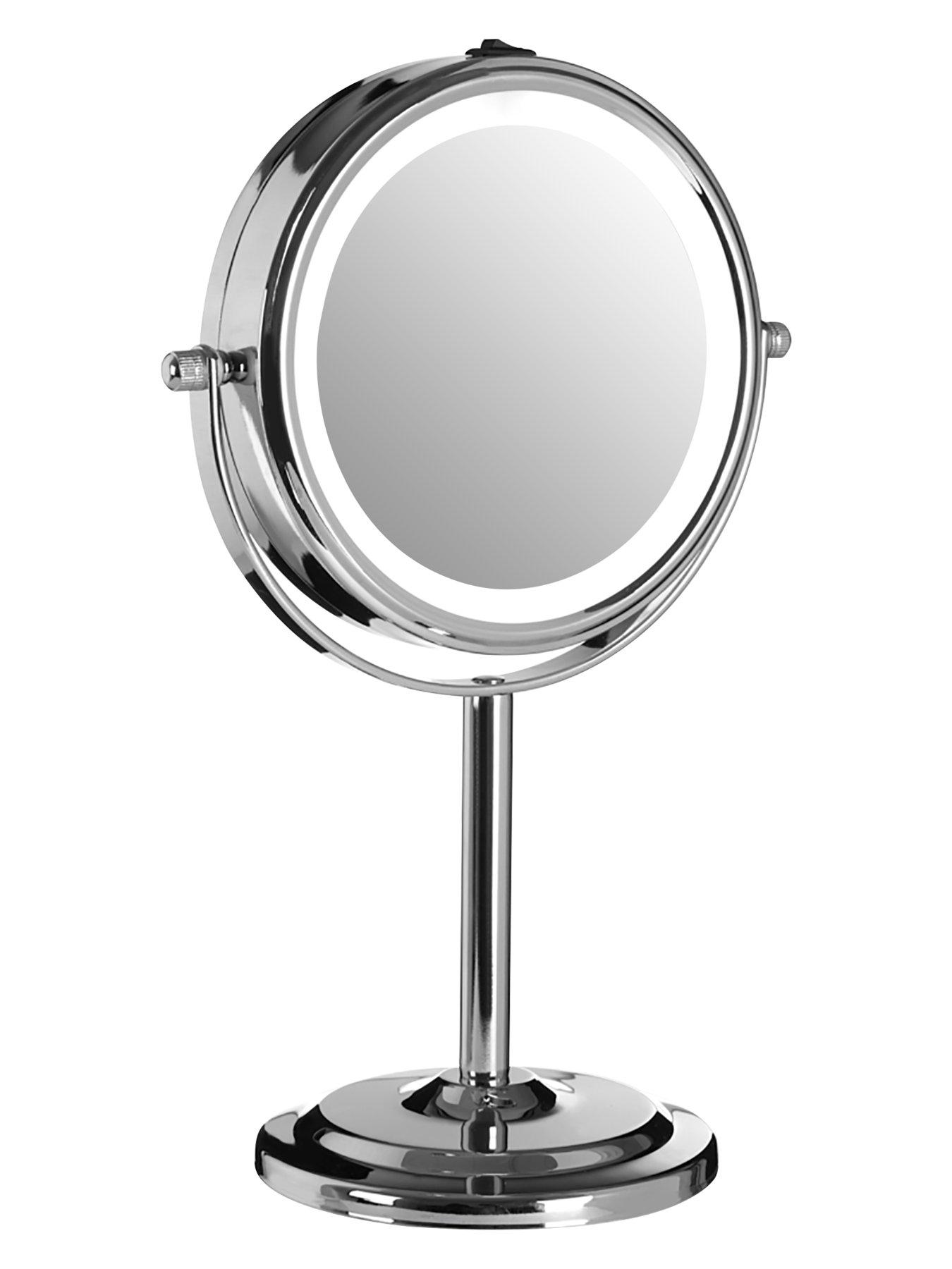 Image 4 of 5 of Interiors By Premier Cassini Chrome Iron Table Mirror