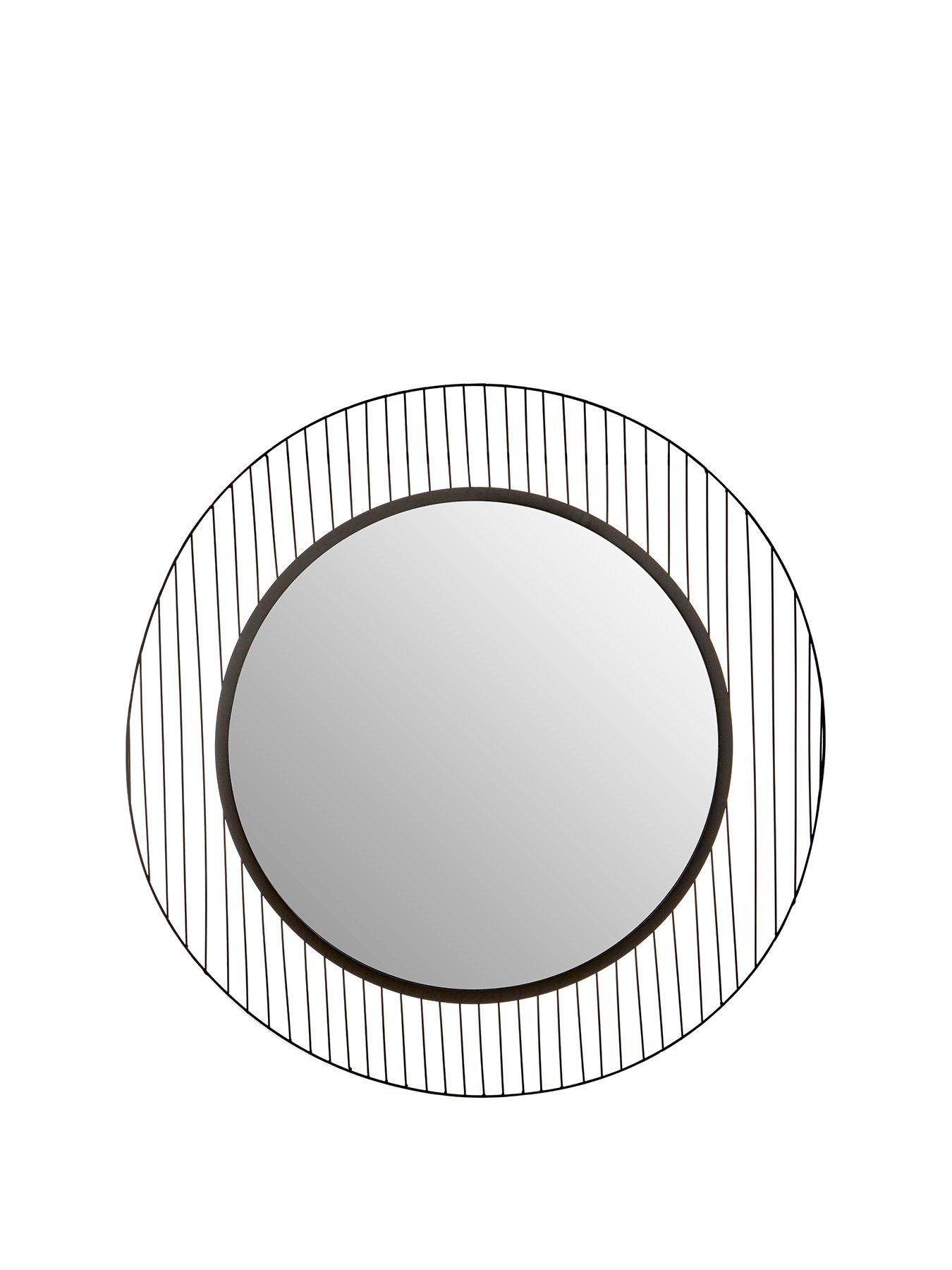 Image 2 of 6 of Interiors By Premier Trento Linear Lines Frame Wall Mirror