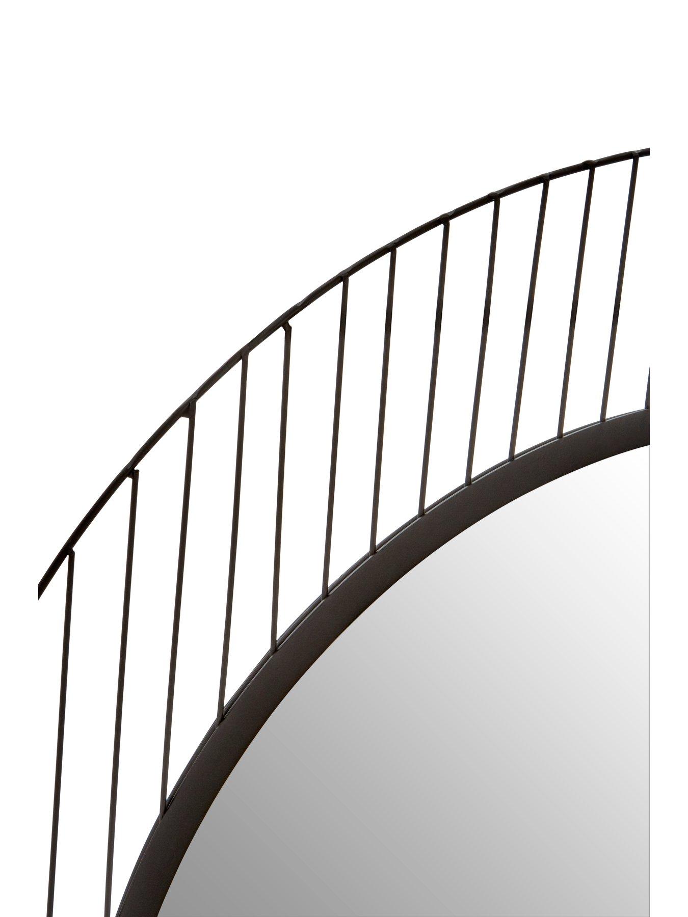 Image 3 of 6 of Interiors By Premier Trento Linear Lines Frame Wall Mirror