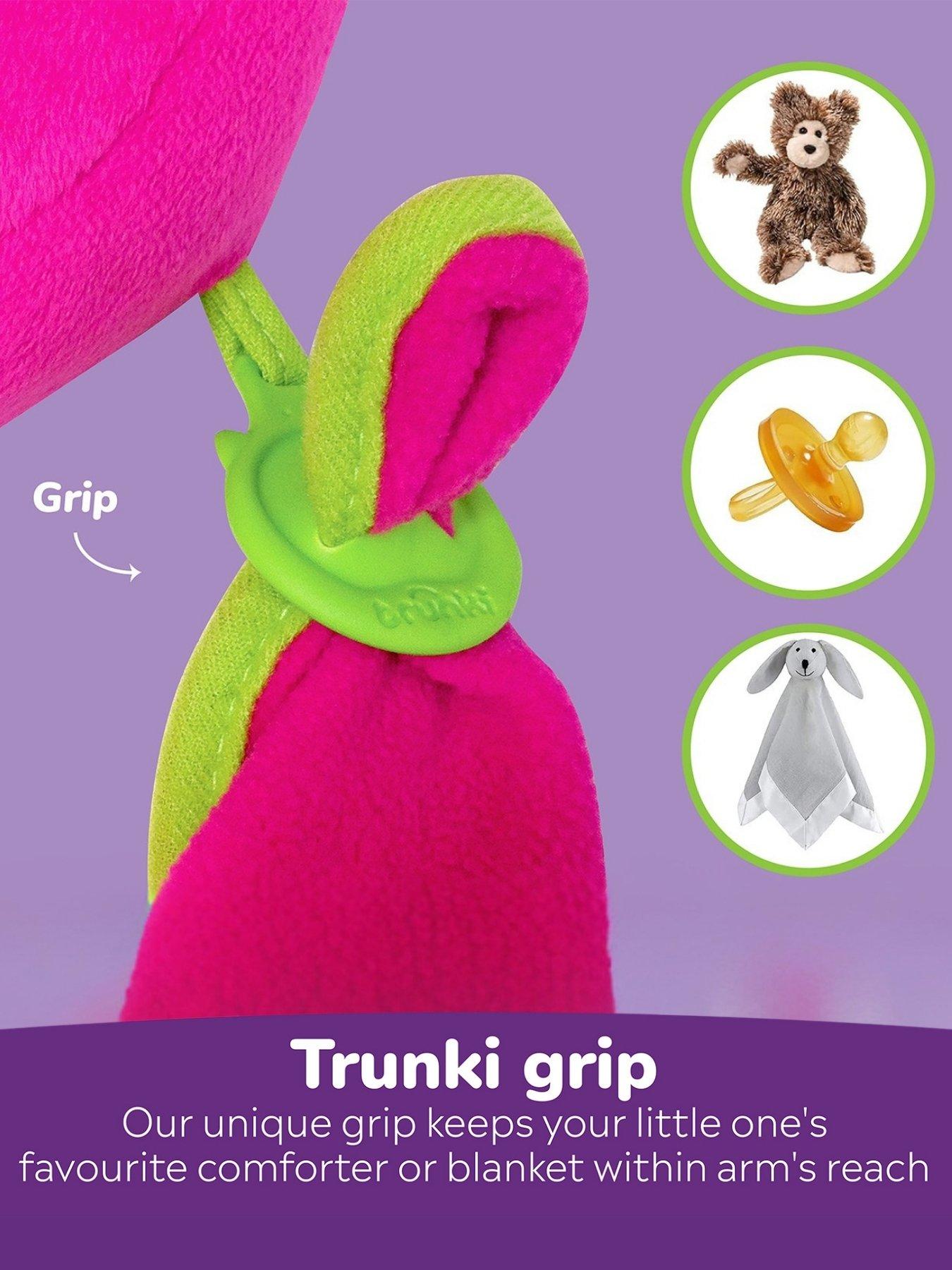 Image 4 of 6 of trunki SnooziHedz Seat Belt Pad + Yondi Travel Neck Pillow - Betsy Bear - Pink