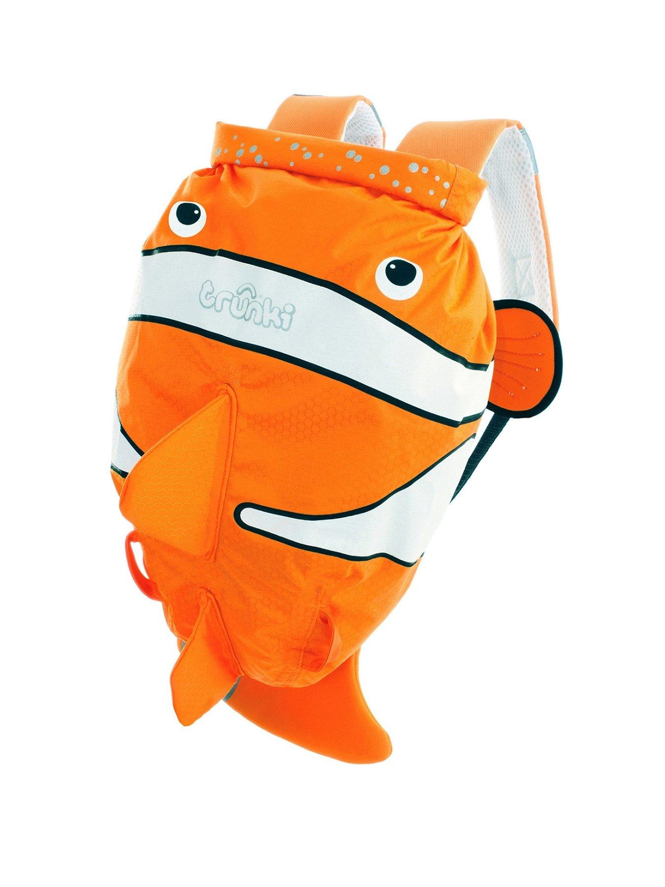 undefined Trunki Paddlepak Waterproof Kids Swim Bag - Chuckles the Clown Fish (Medium - 7.5L)