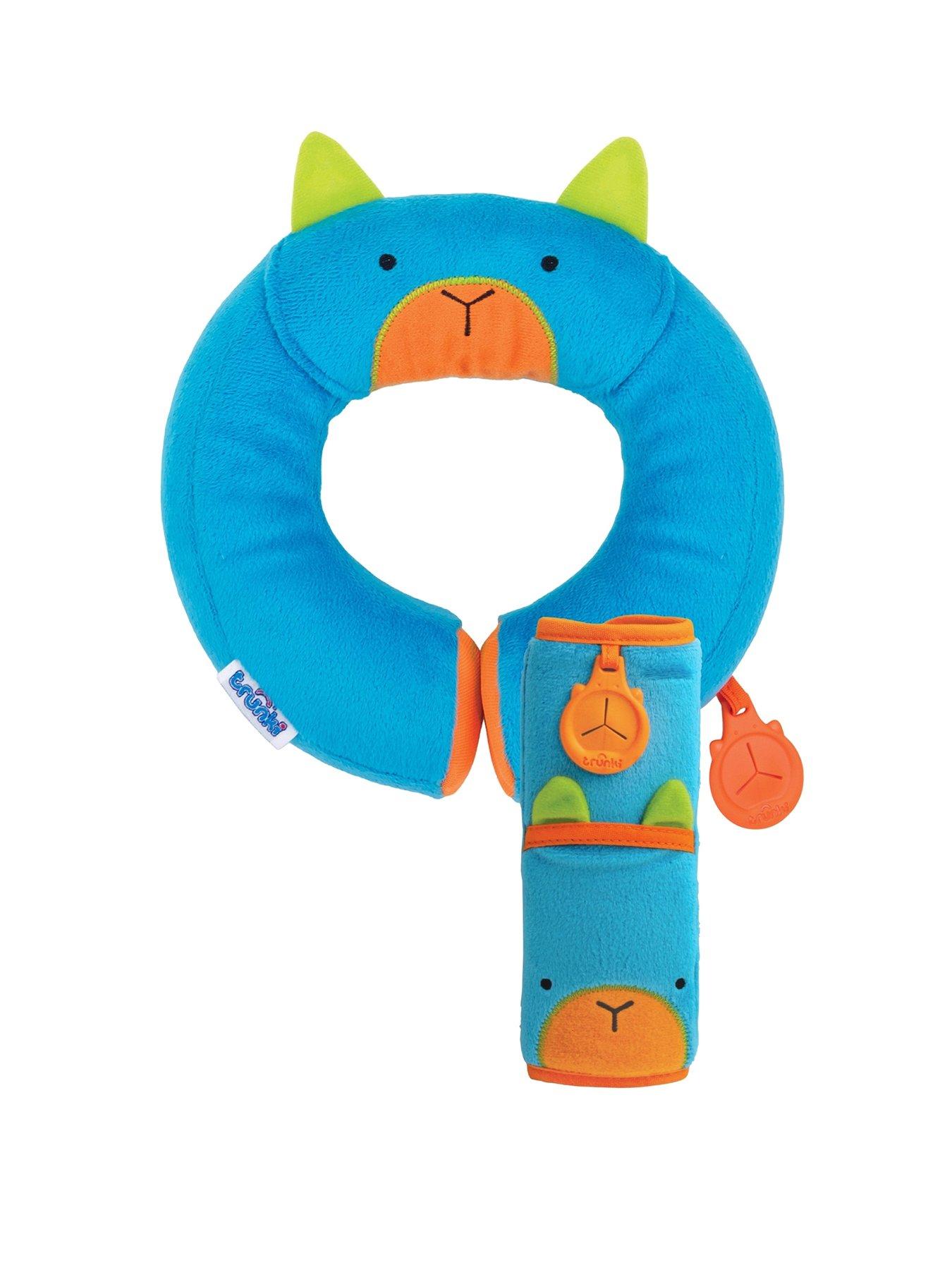 undefined SnooziHedz Seat Belt Pad + Yondi Travel Neck Pillow - Bert Bear - Blue