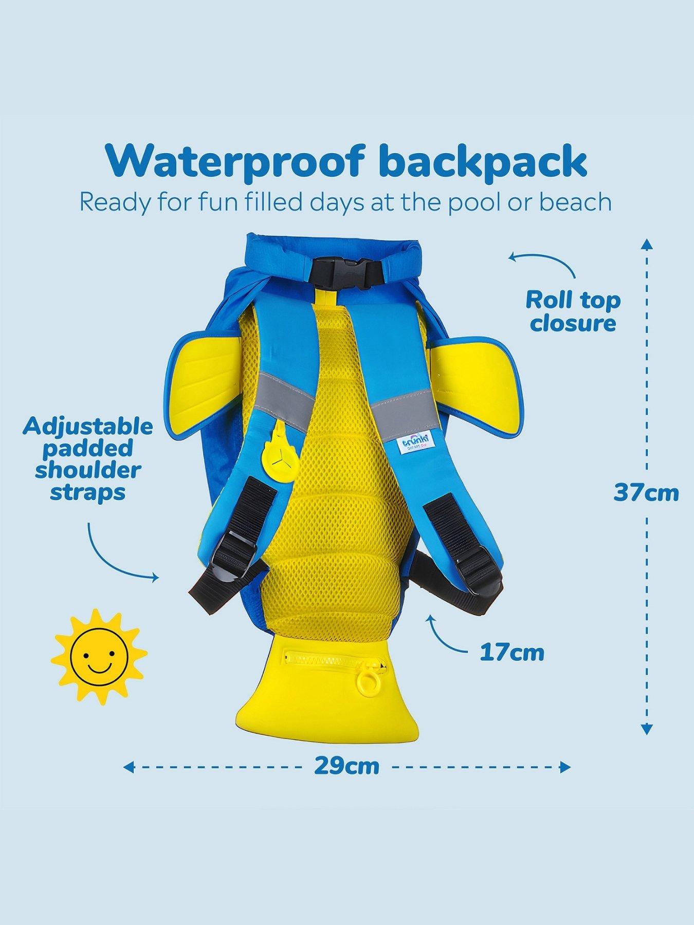 Image 3 of 7 of trunki Trunki PaddlePak Waterproof Kids Swim Bag - Tang the Tropical Fish (Medium - 7.5L)