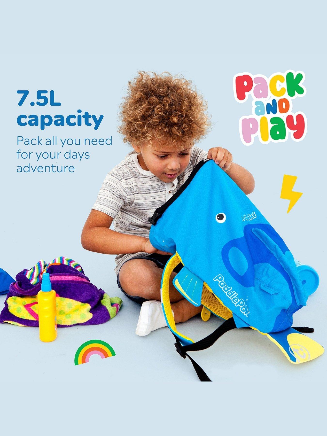 Image 4 of 7 of trunki Trunki PaddlePak Waterproof Kids Swim Bag - Tang the Tropical Fish (Medium - 7.5L)