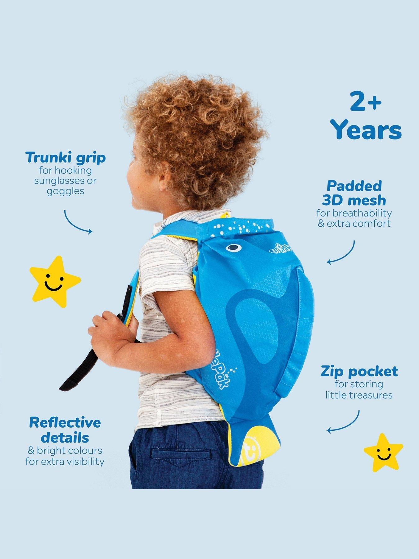 Image 5 of 7 of trunki Trunki PaddlePak Waterproof Kids Swim Bag - Tang the Tropical Fish (Medium - 7.5L)