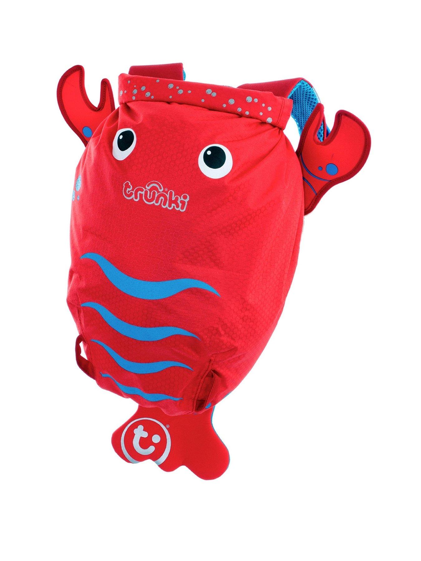 undefined Trunki Paddlepak Waterproof Kids Swim Bag - Pinch the Lobster (Medium - 7.5L)
