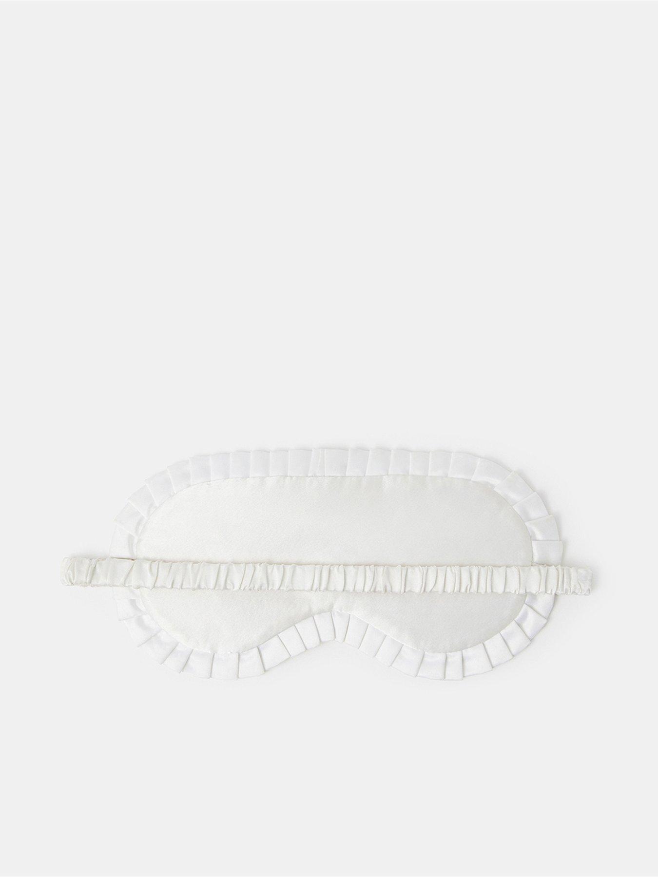 Image 3 of 4 of Accessorize Bride Beaded Sleep Mask - Cream