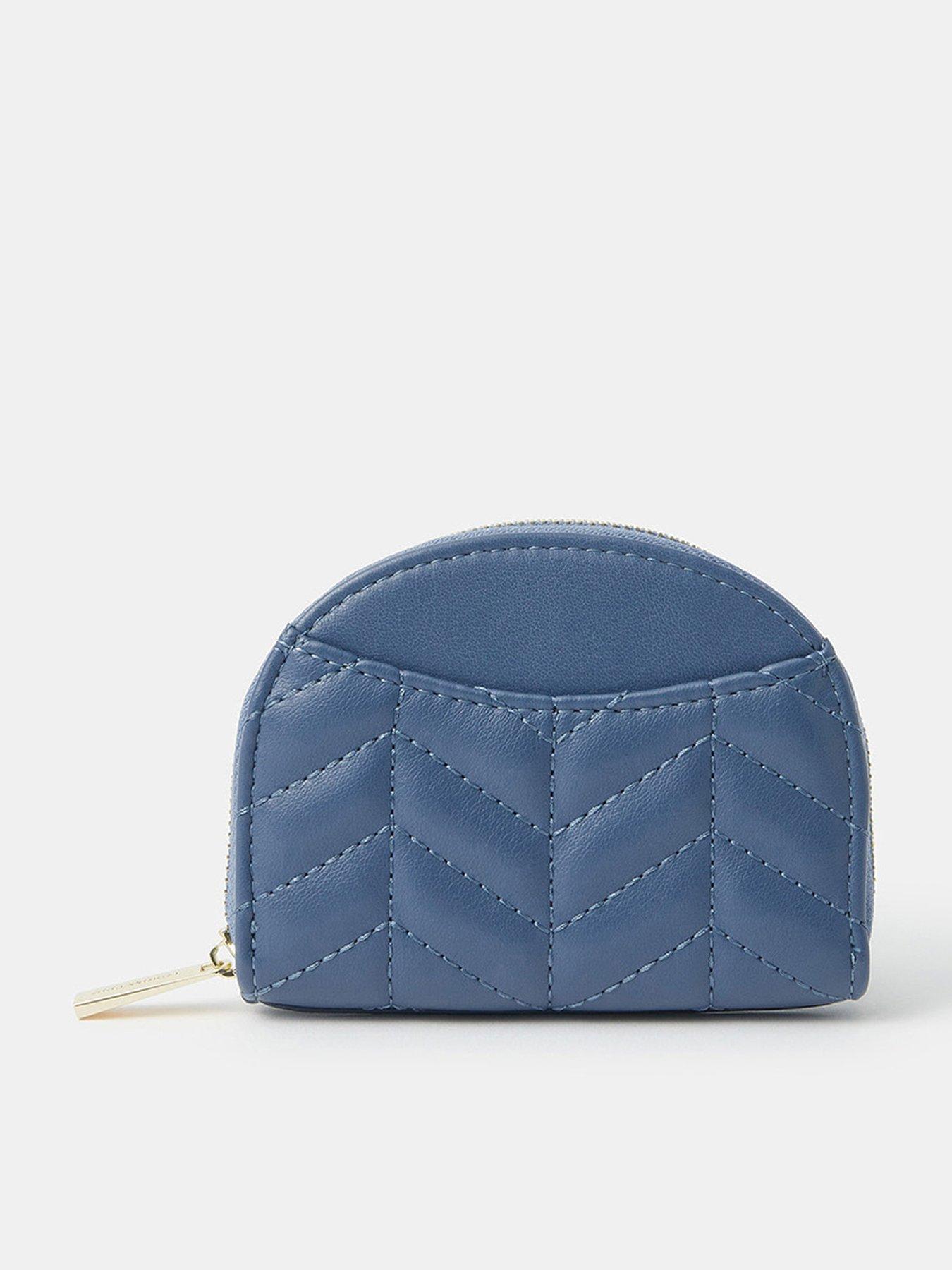 undefined Chevron Quilted Crescent Purse