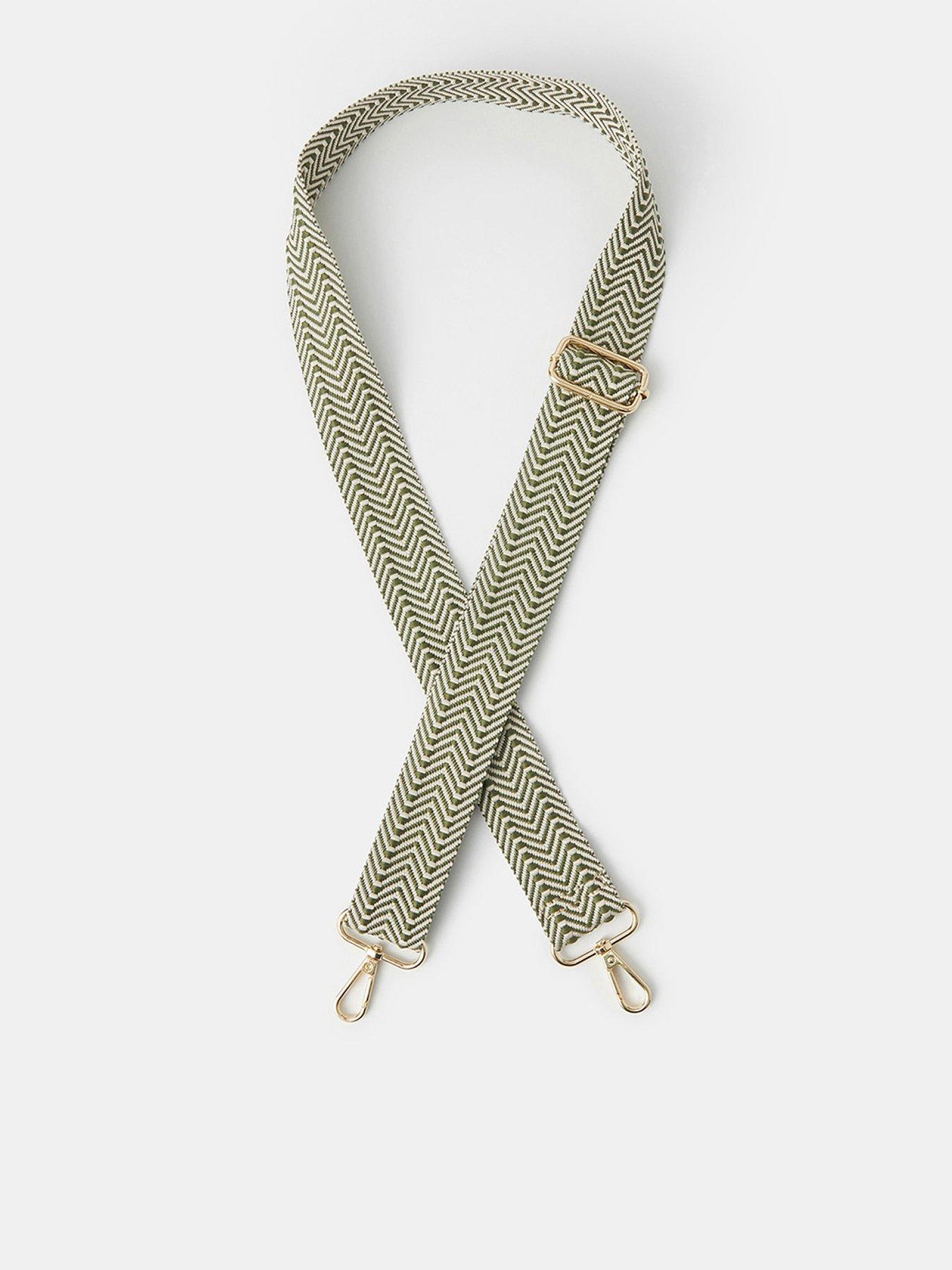 undefined Small Chevron Webbing Bag Strap