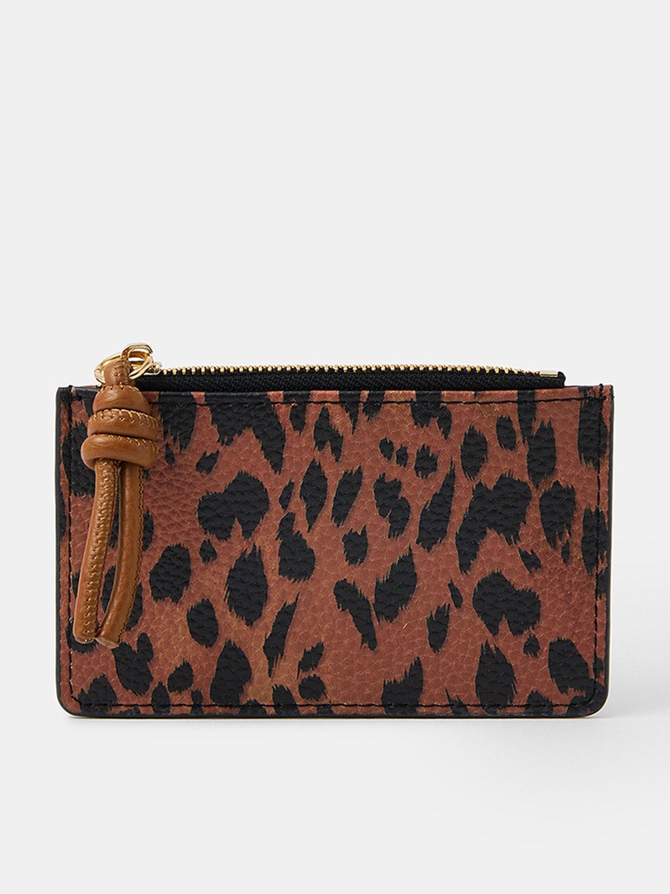 undefined Leopard Print Card Holder