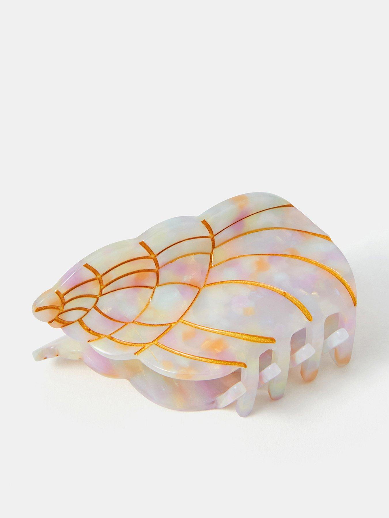 undefined Conch Shell Claw Clip - Cream