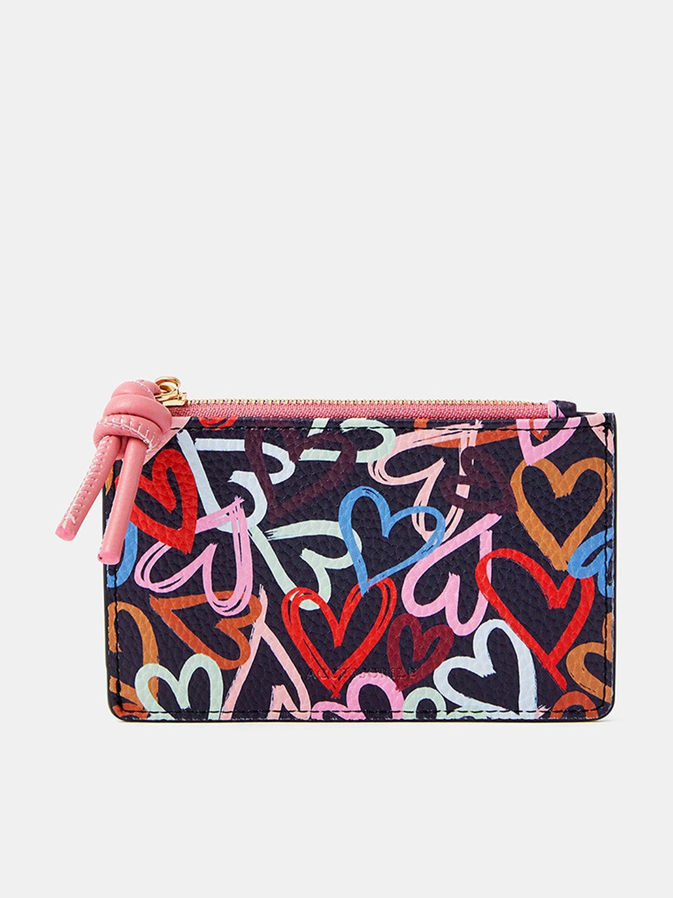 undefined Heart Print Card Holder