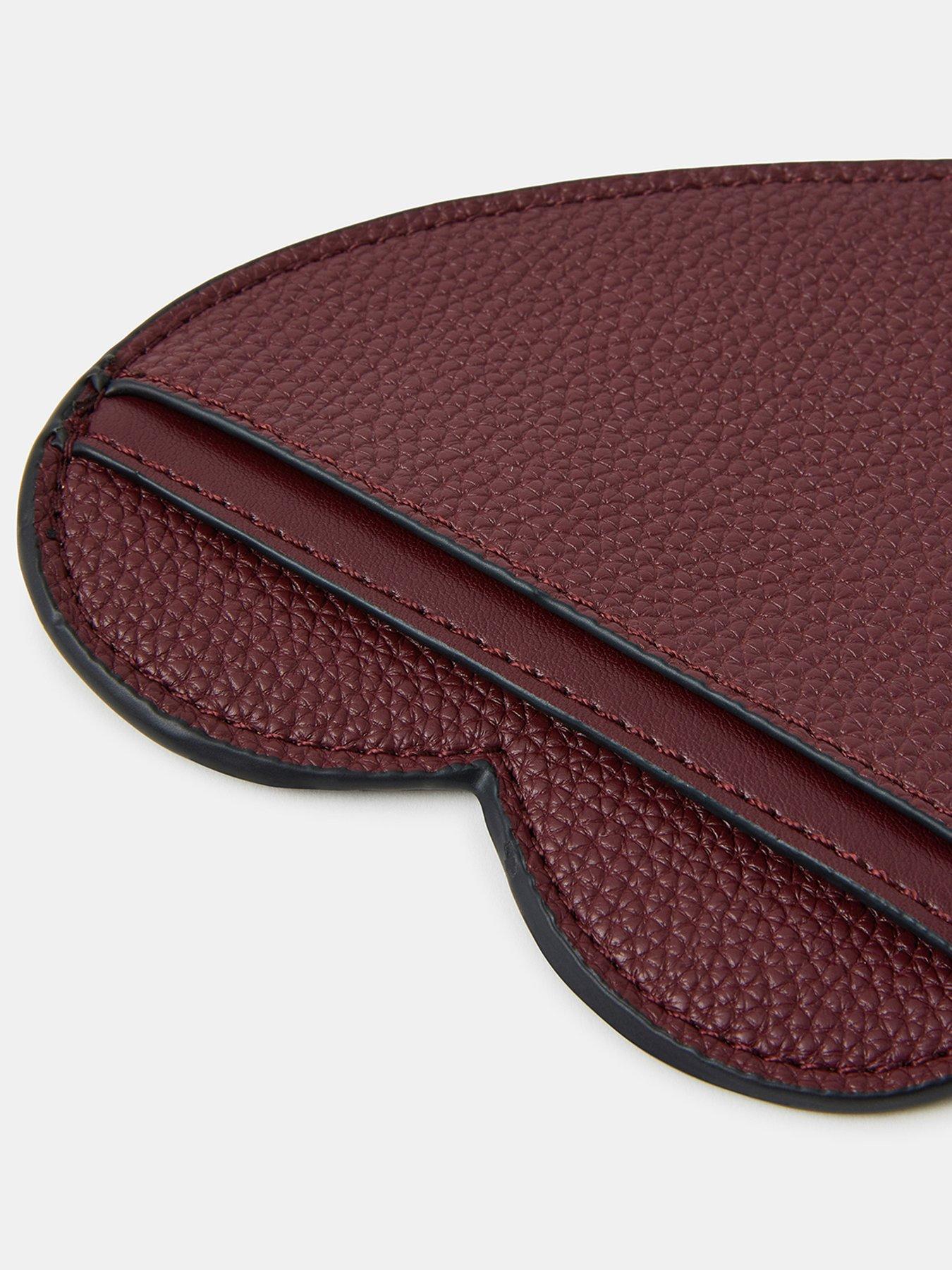 Accessorize Heart Shape Card Holder - Red | Very
