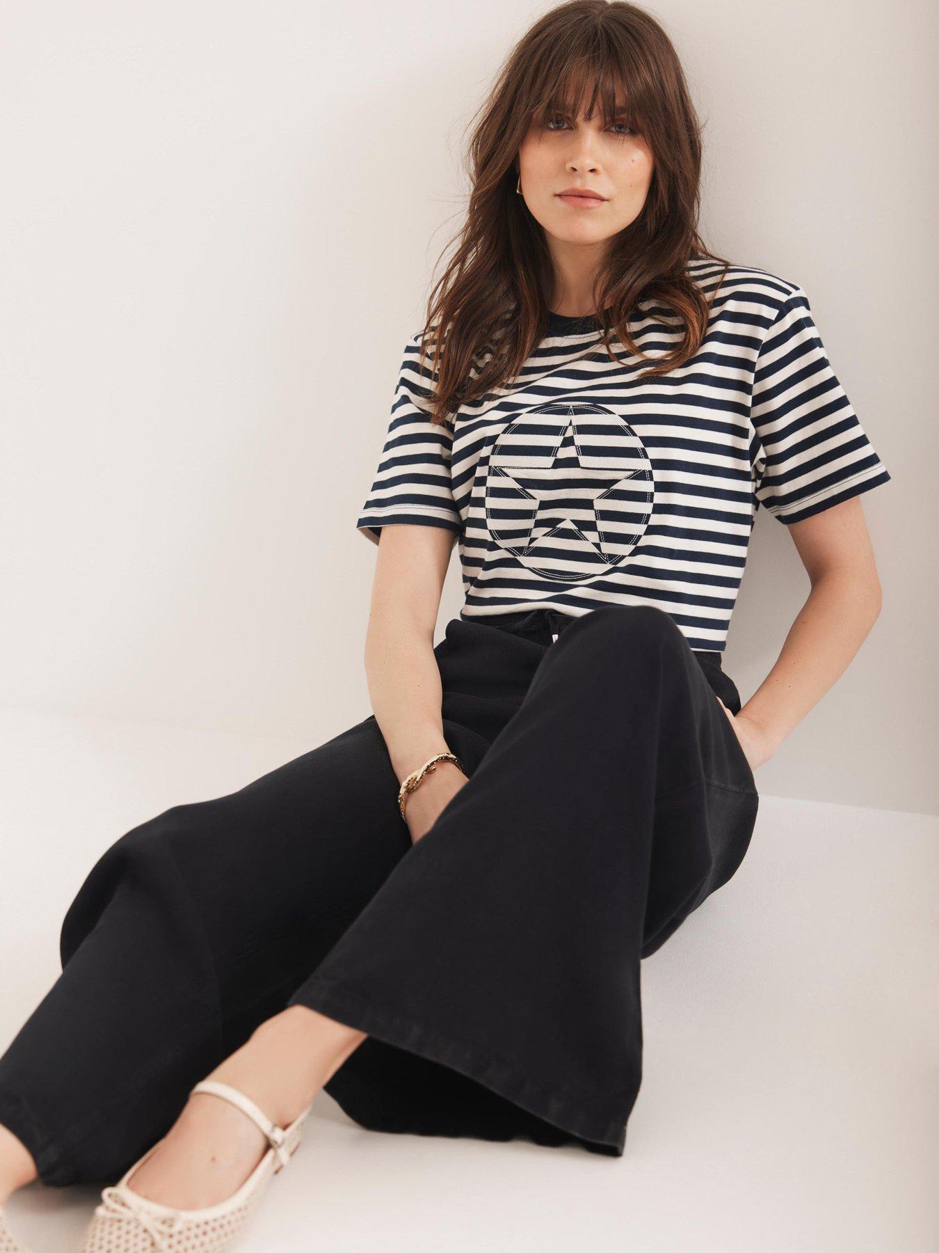 undefined Navy Stripe Star T-Shirt - Blue