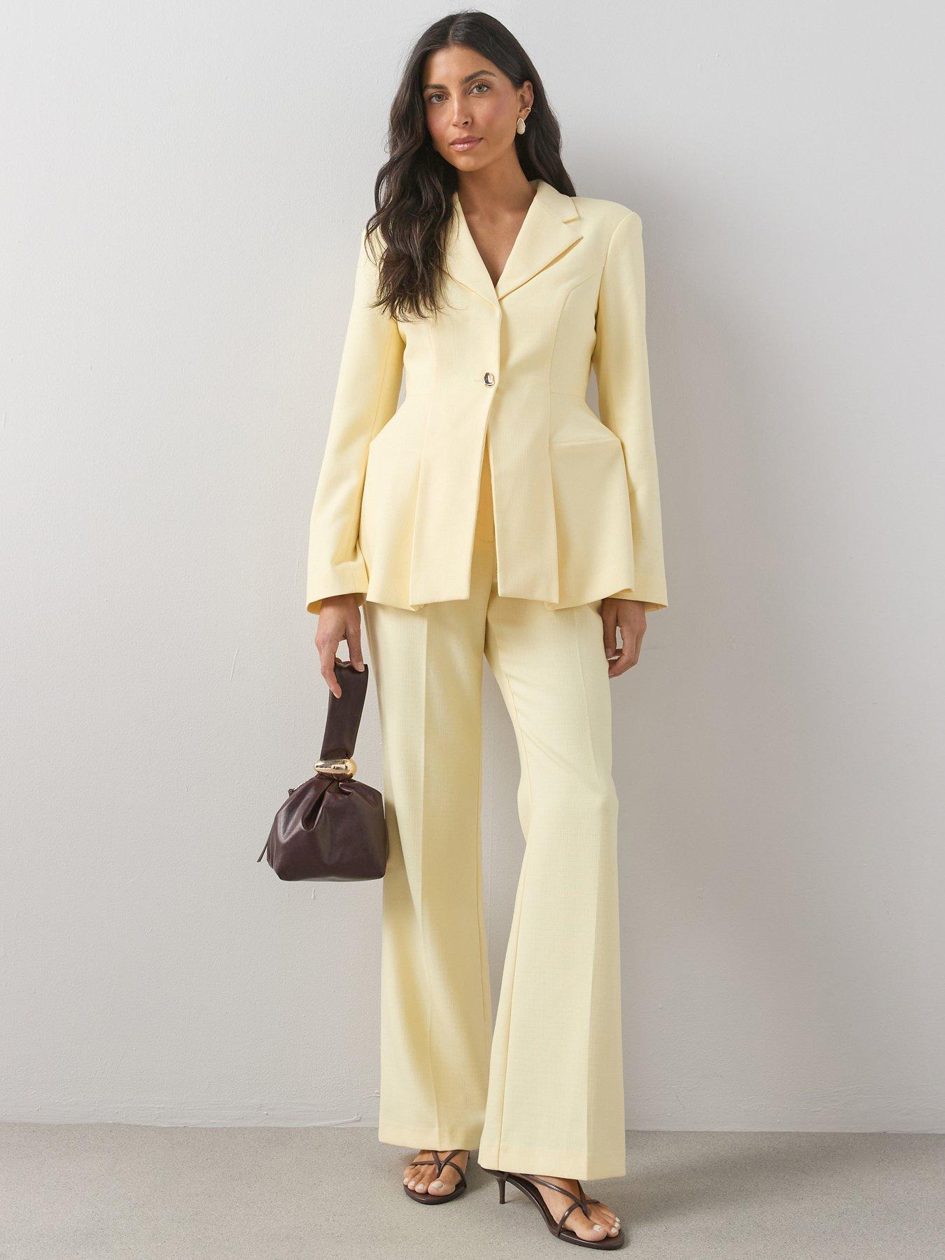 The Very Collection Extreme Corset Blazer - Lemon