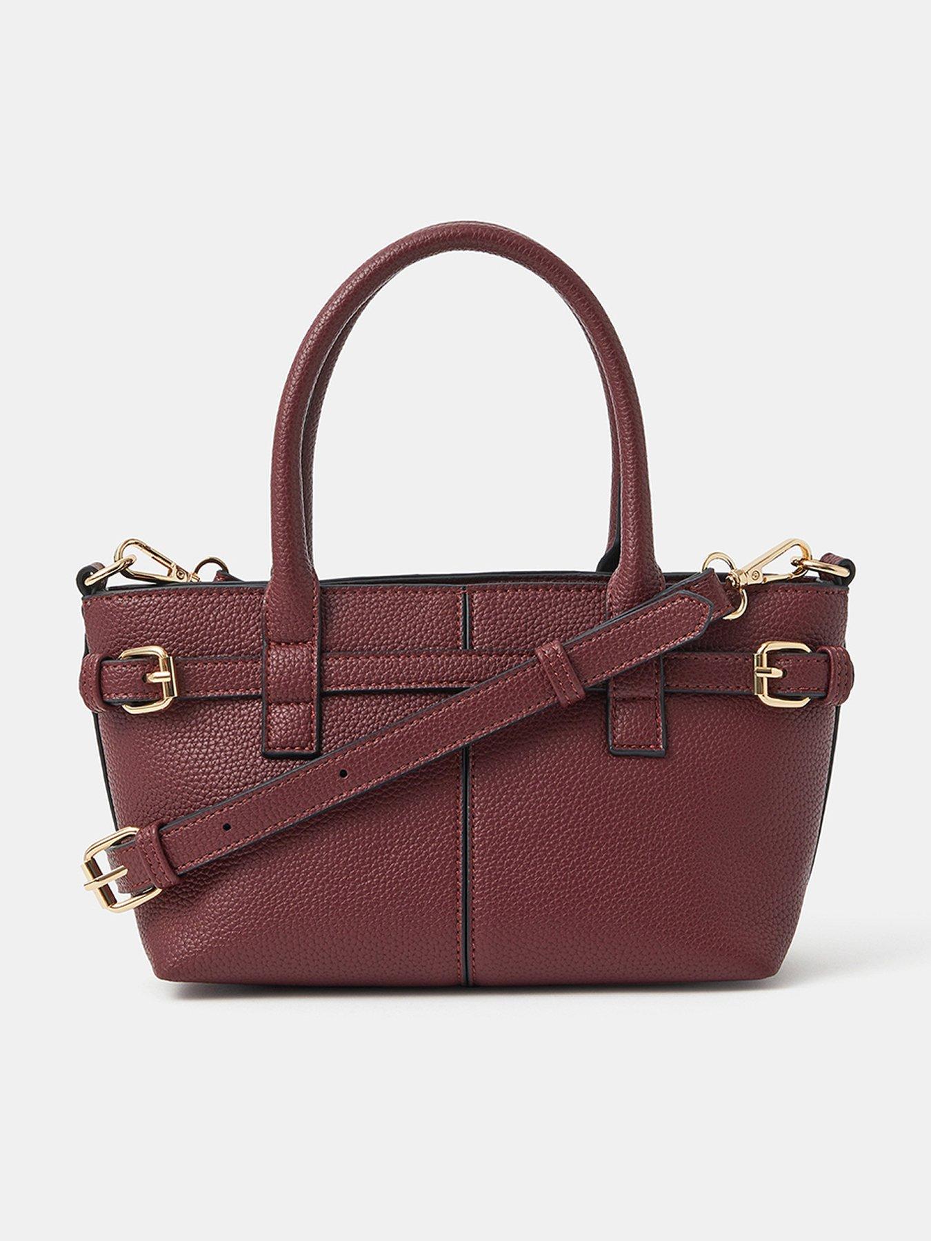 undefined Buckle Strap Handbag - Red