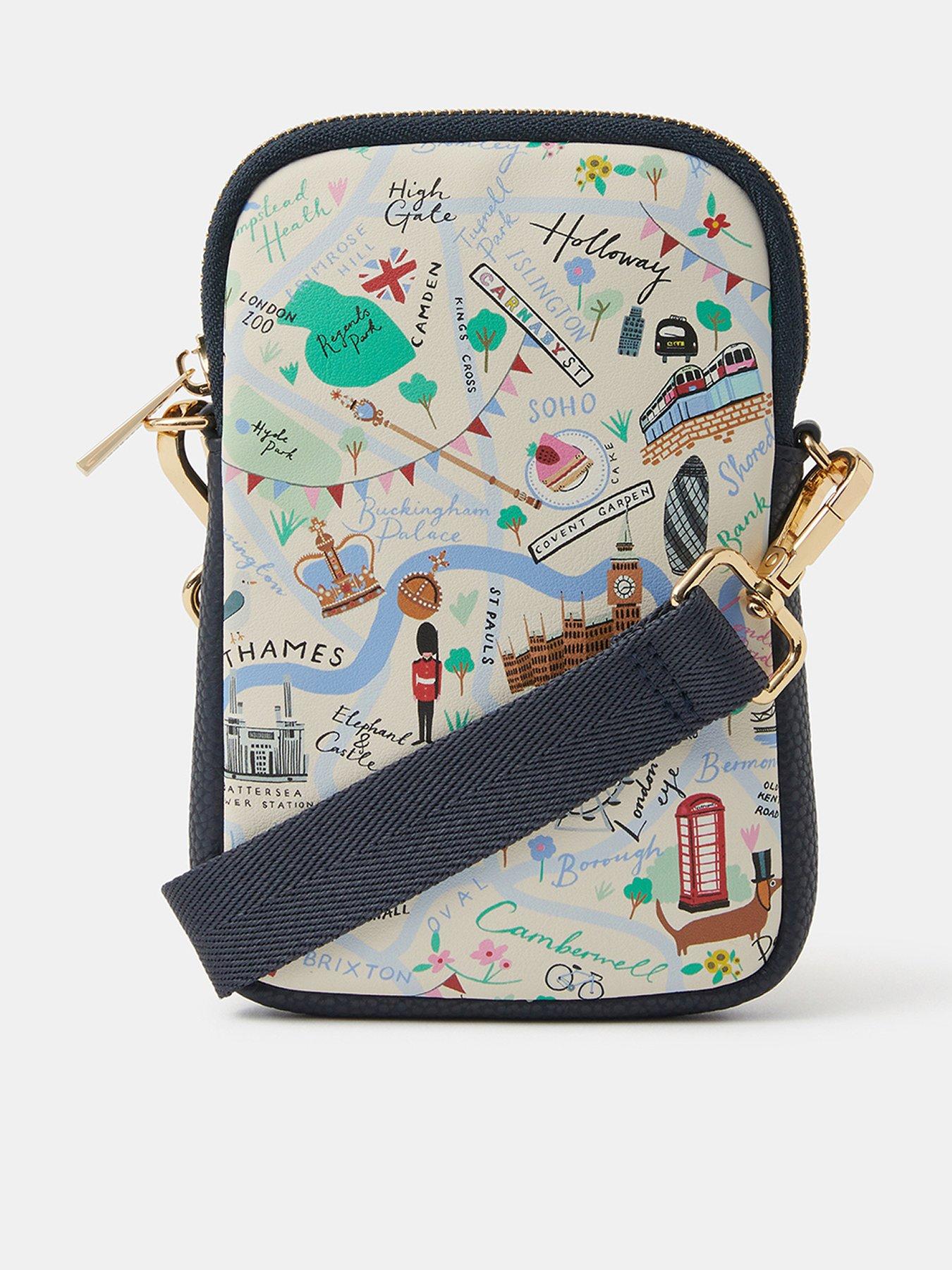 undefined London Print Phone Bag